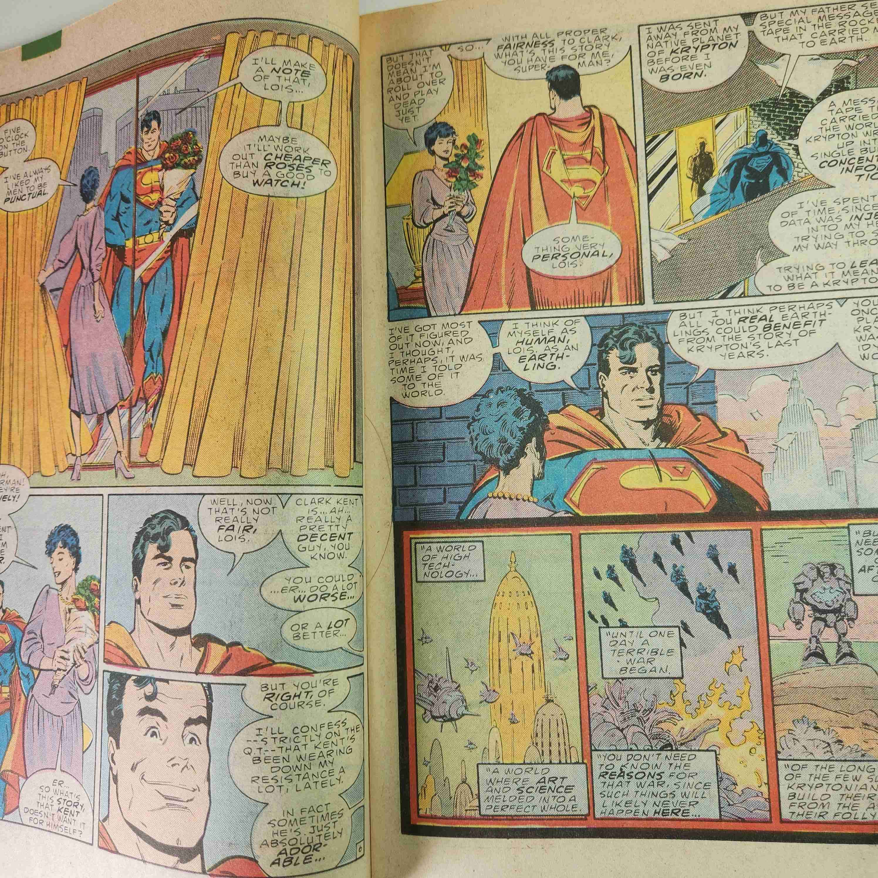 DC COMICS SUPERMAN KRIPTON 1987 🇺🇸 - miniatura 3