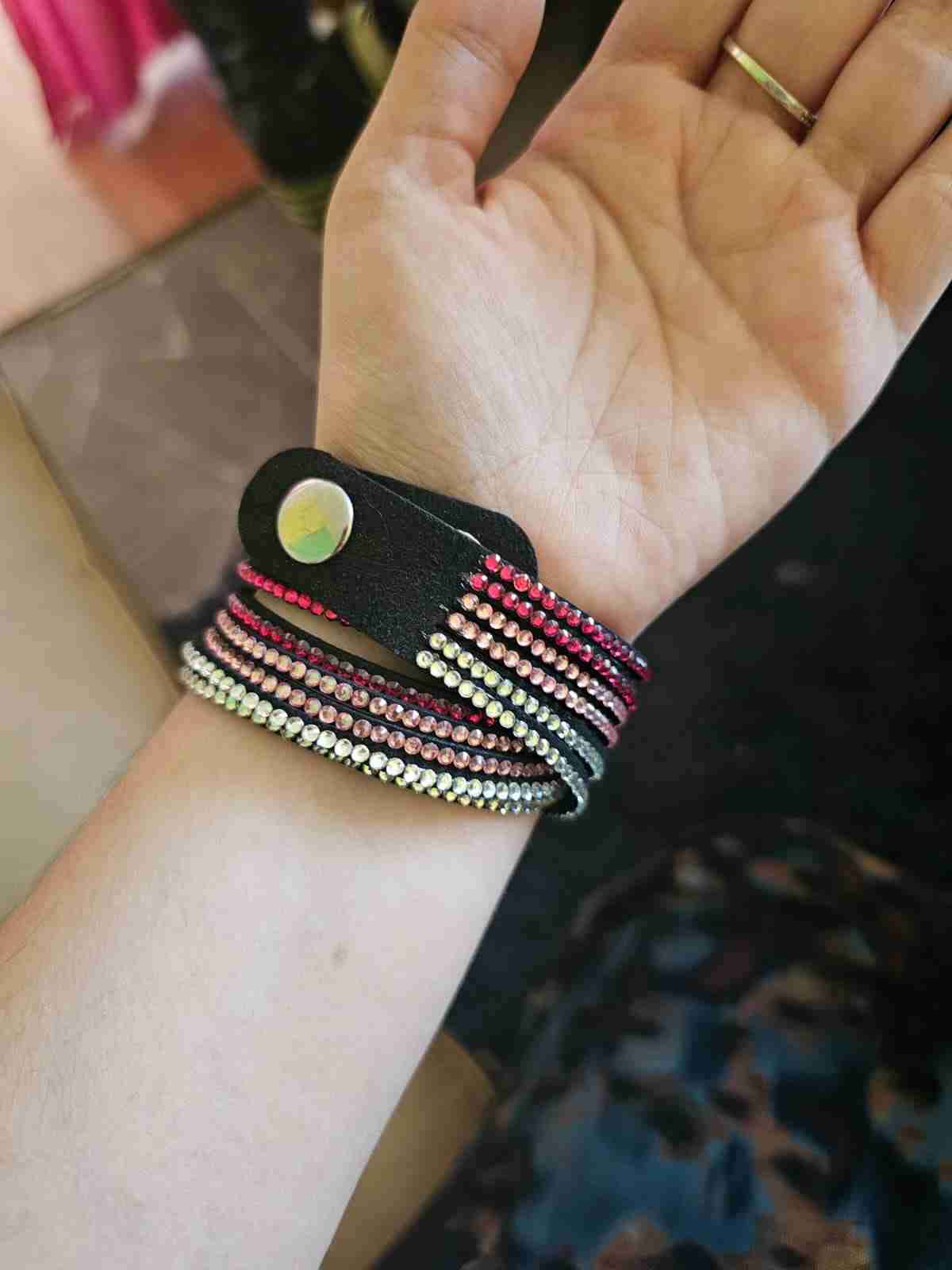 Collar choker de cristales - miniatura 3