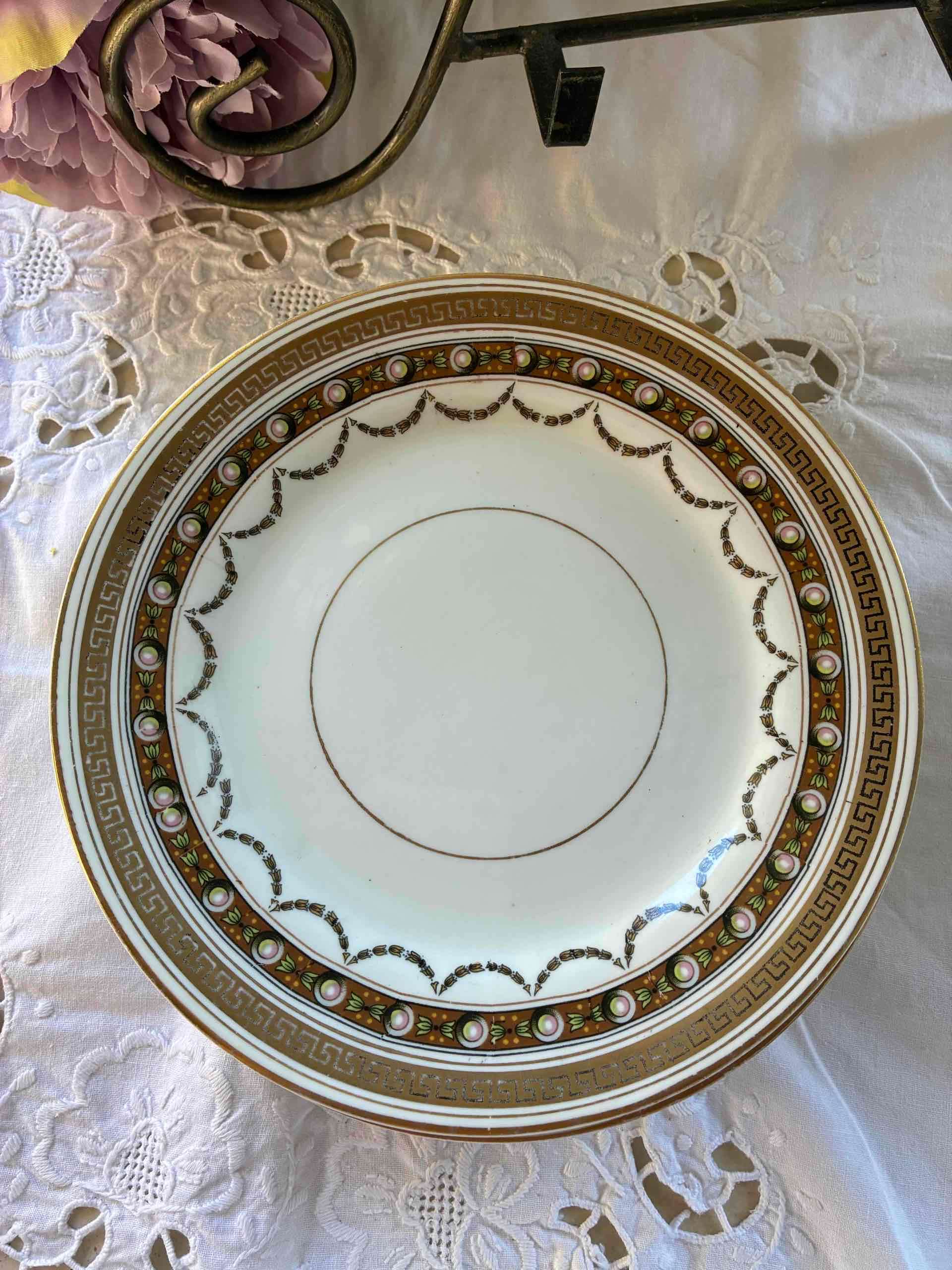 4 platos ingleses de porcelana - miniatura 1