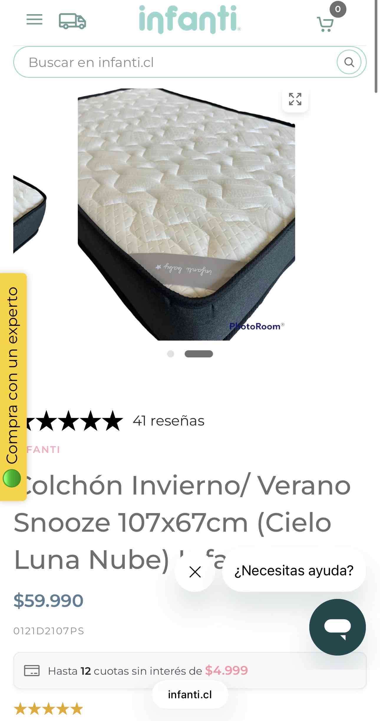 Cuna- colecho con colchón.  Always together - miniatura 5