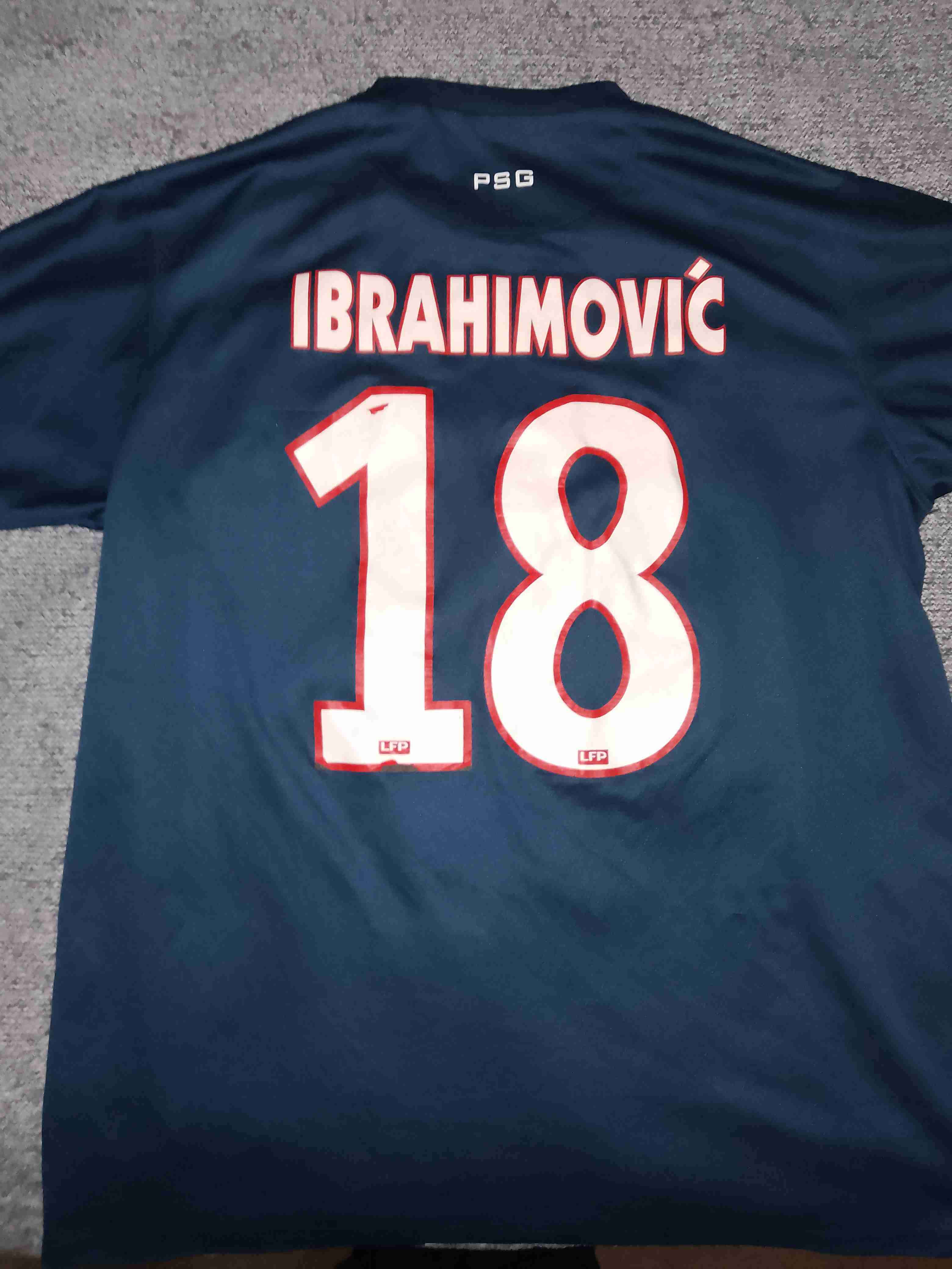 Camiseta PSG Nike azul talla L - miniatura 3