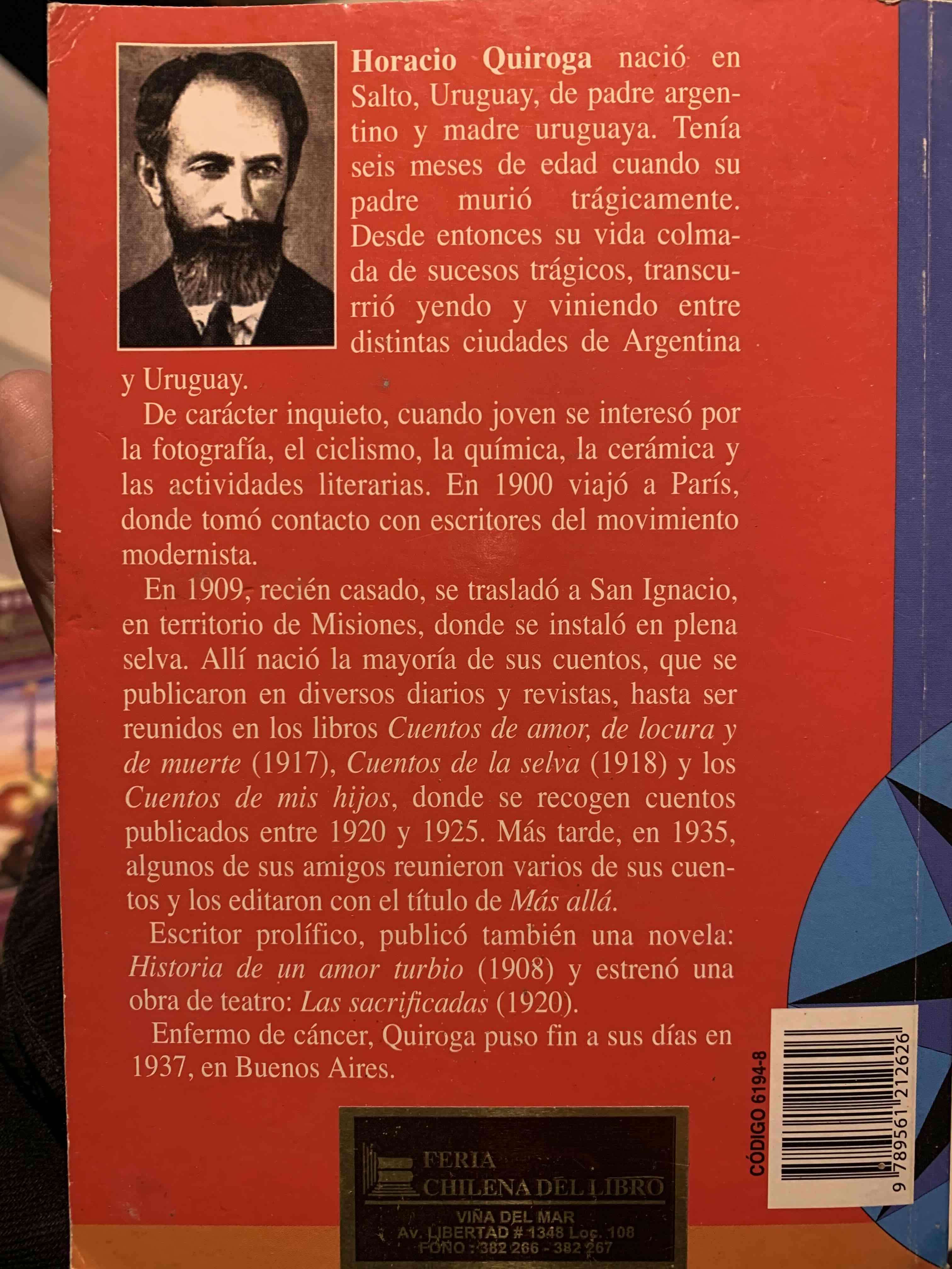Libro Cuentos de amor, locura y muerte - miniatura 2