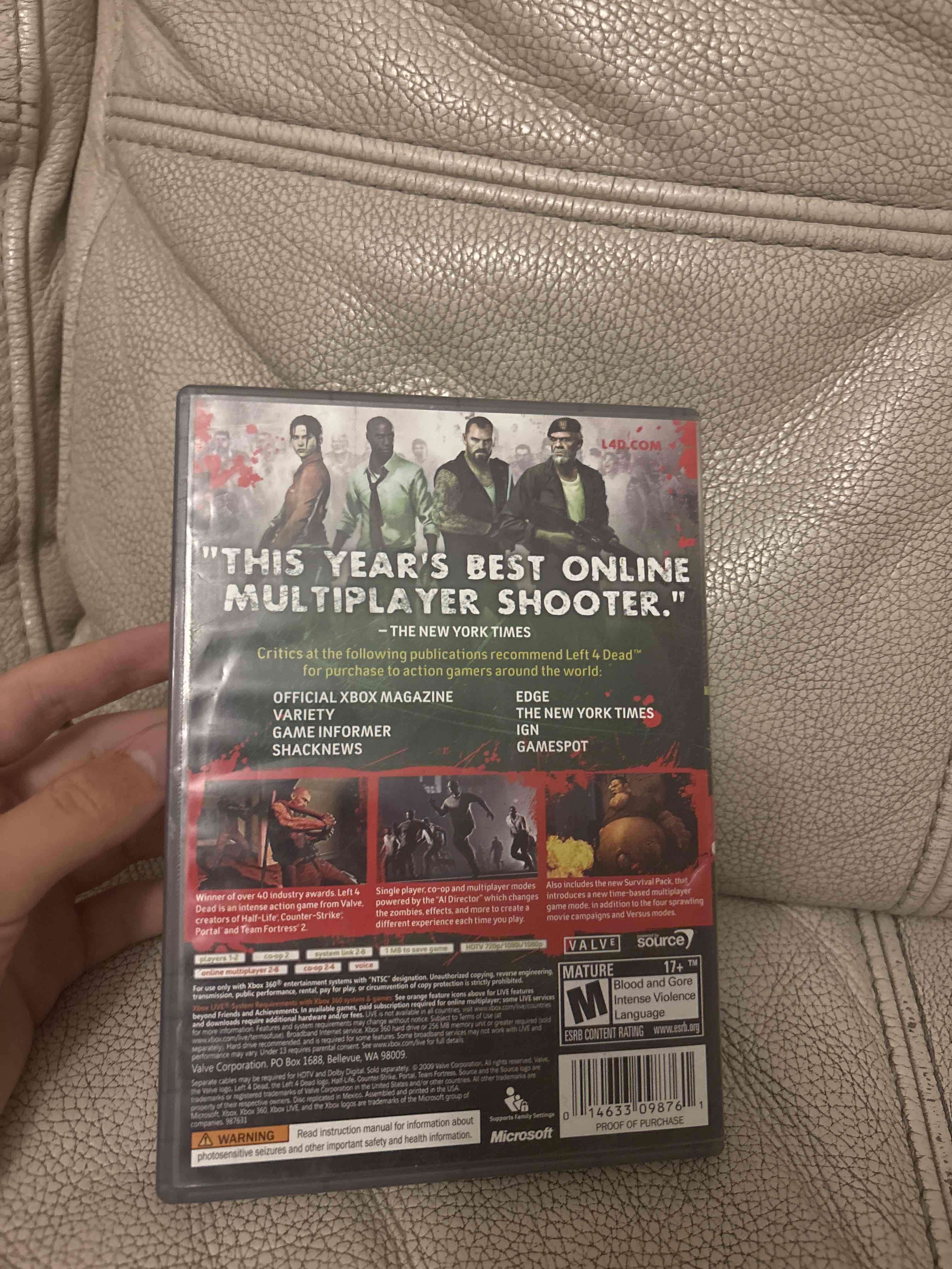 Juego Left 4 Dead Xbox 360 - miniatura 3