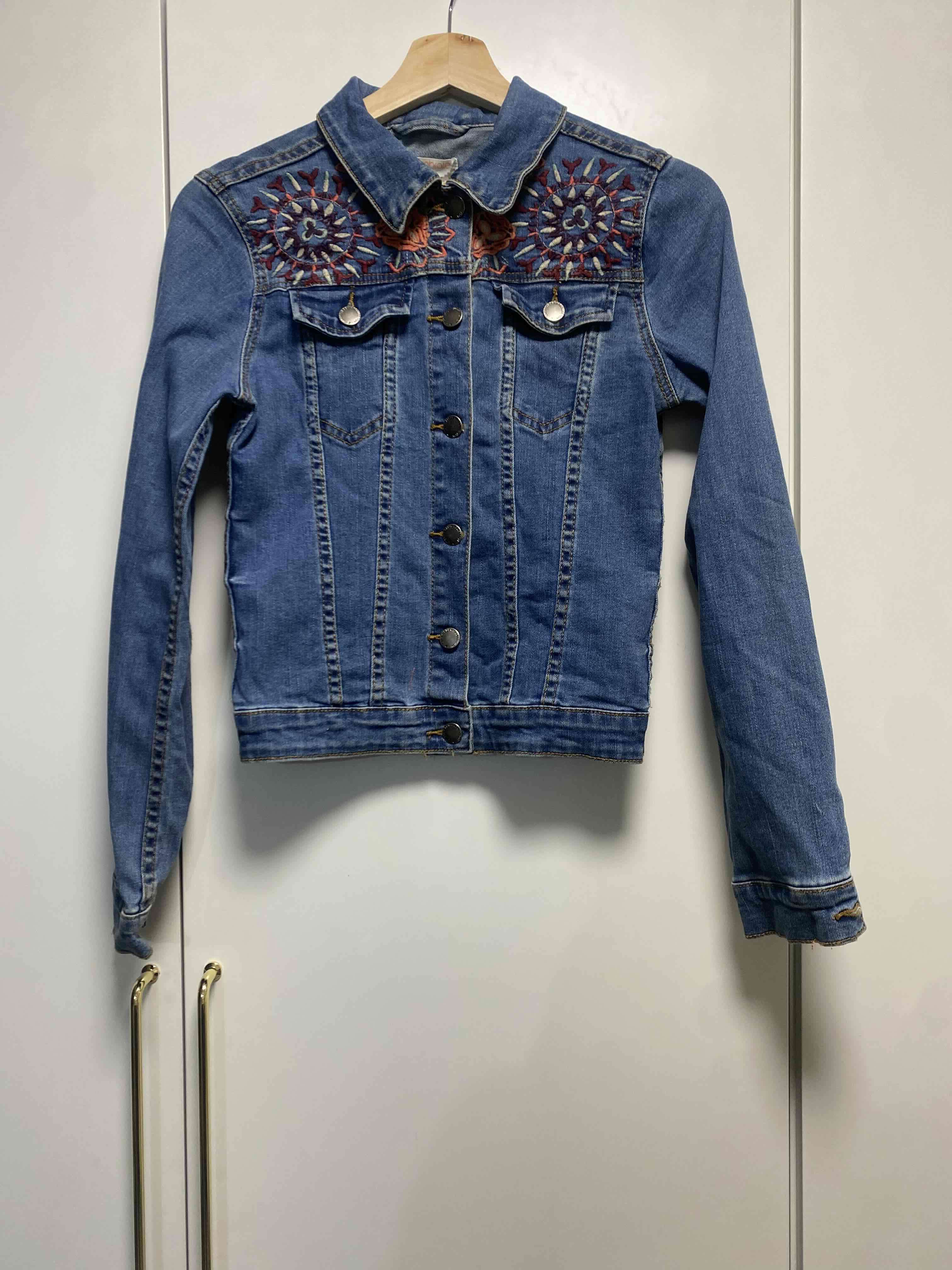 Chaqueta denim bordada Umbrale - miniatura 2