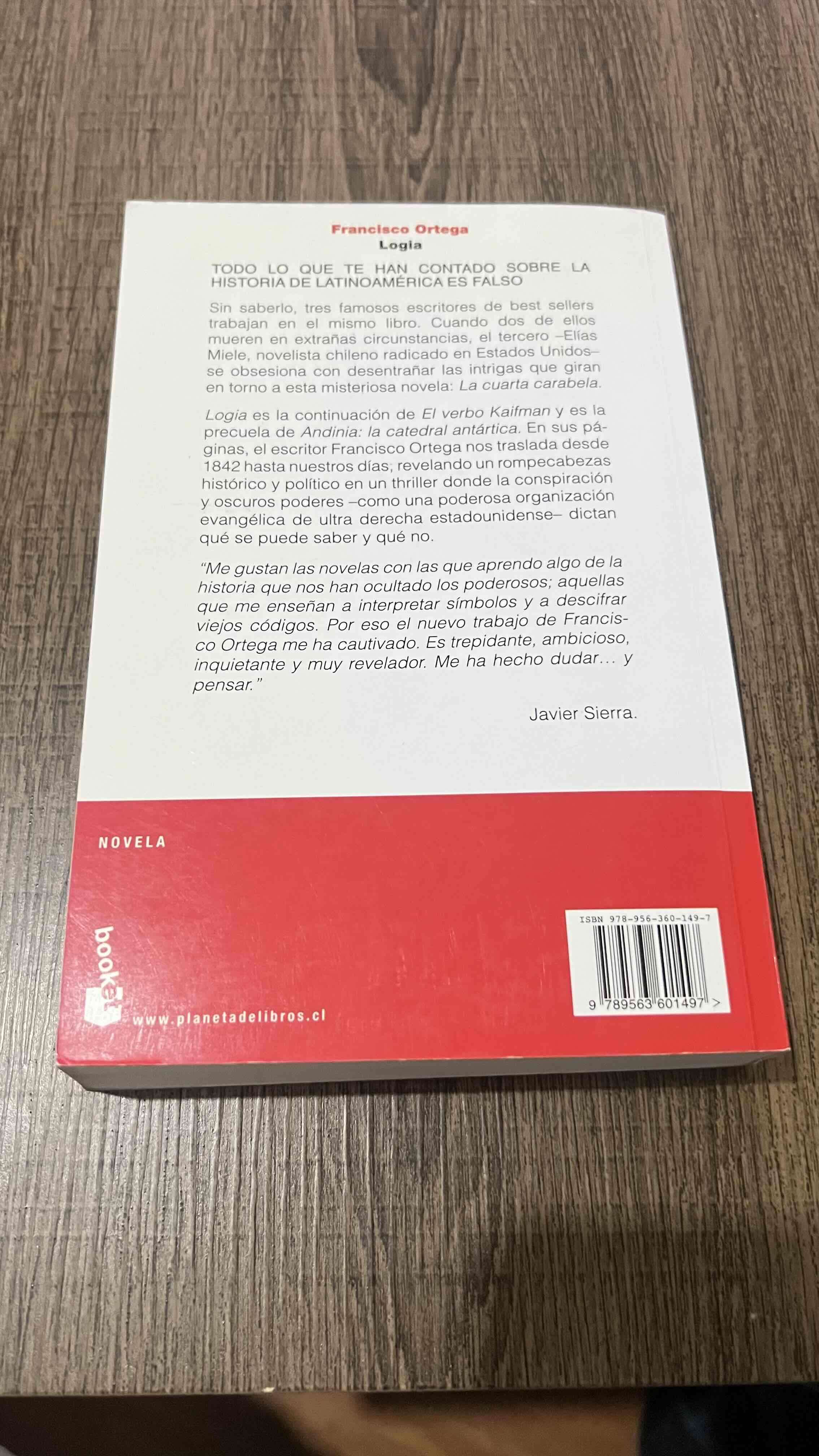 Libro 'Logia' de Francisco Ortega - miniatura 2