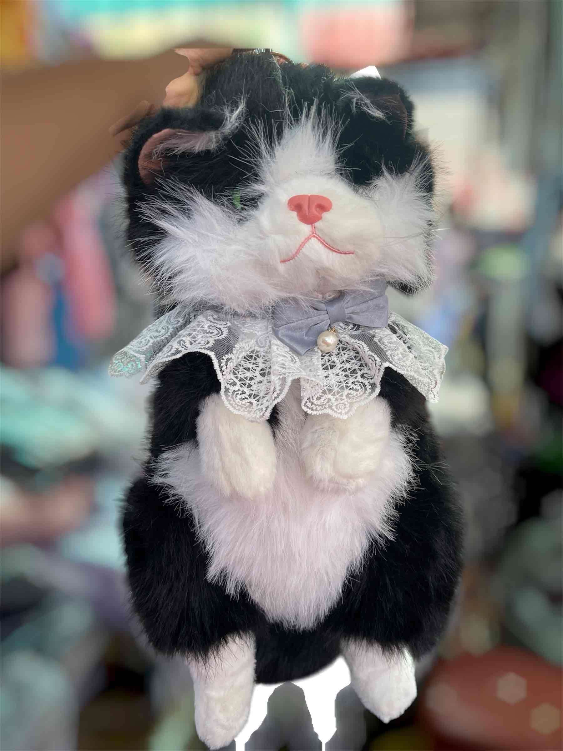 Mochila de gato peludo - miniatura 6