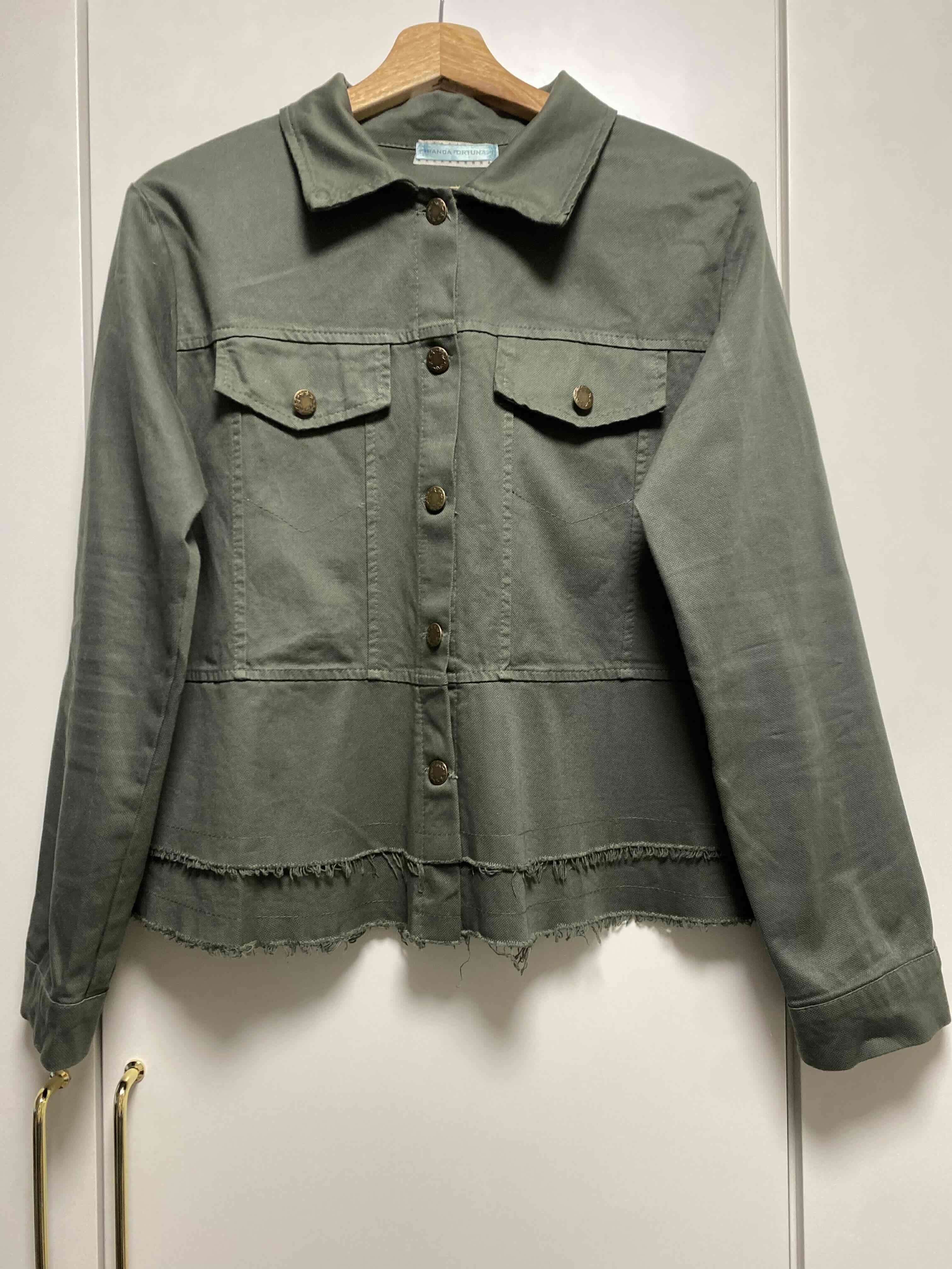 Chaqueta verde militar mujer - miniatura 2