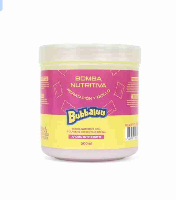 Bálsamo capilar Bubbaluu Tutti Frutti 500ml - miniatura 1
