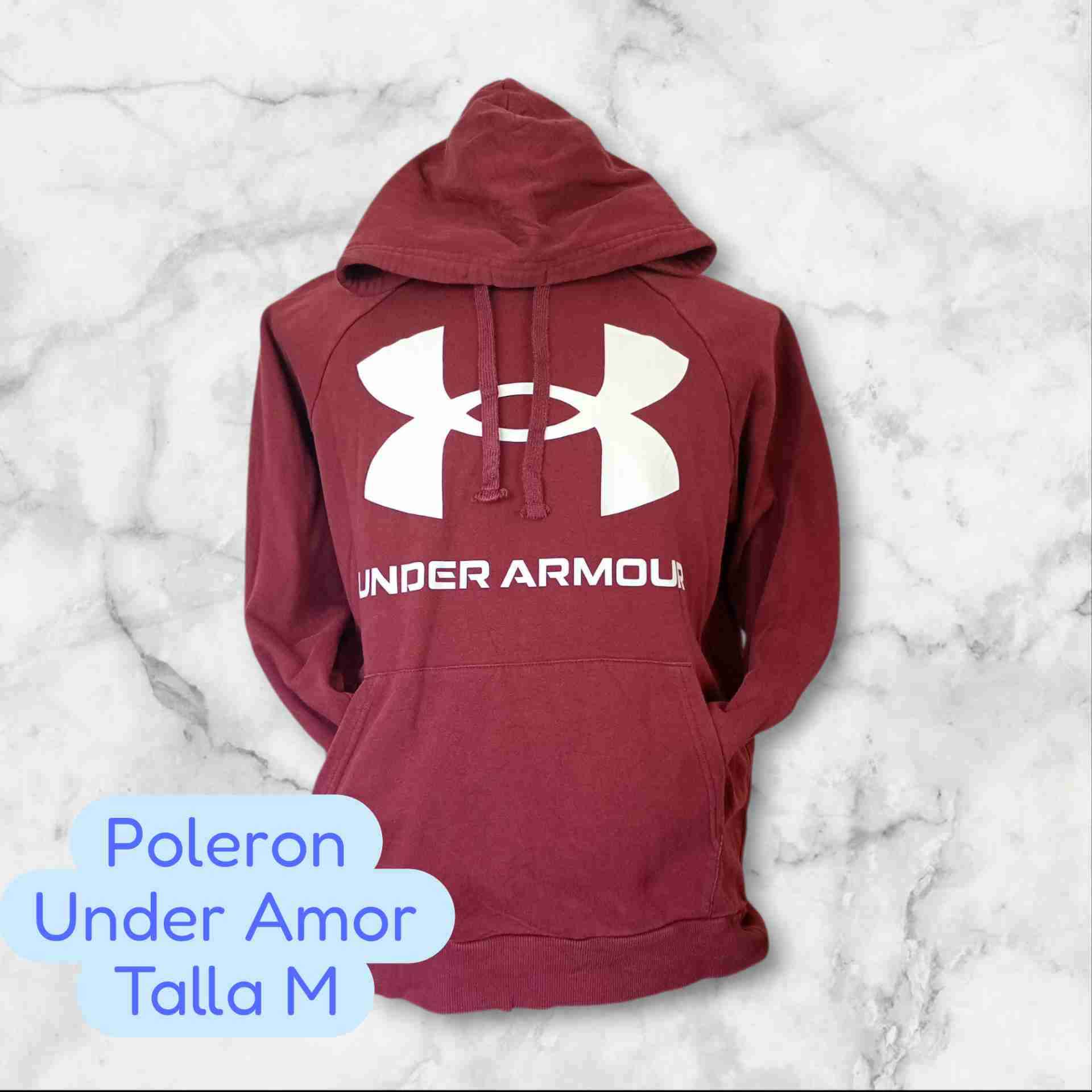 Polerón Under Armour burdeo