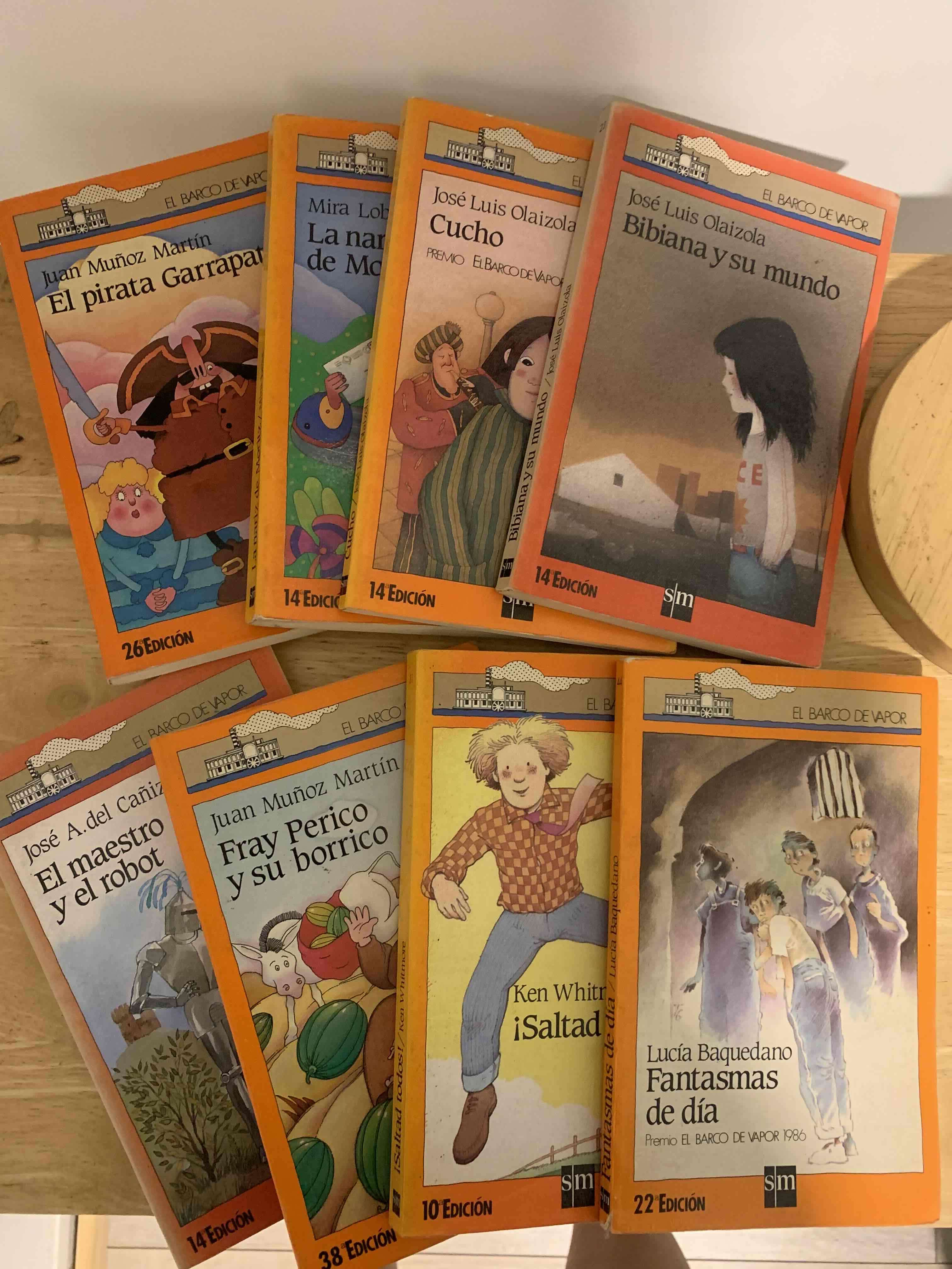 Lote de libros El Barco de Vapor