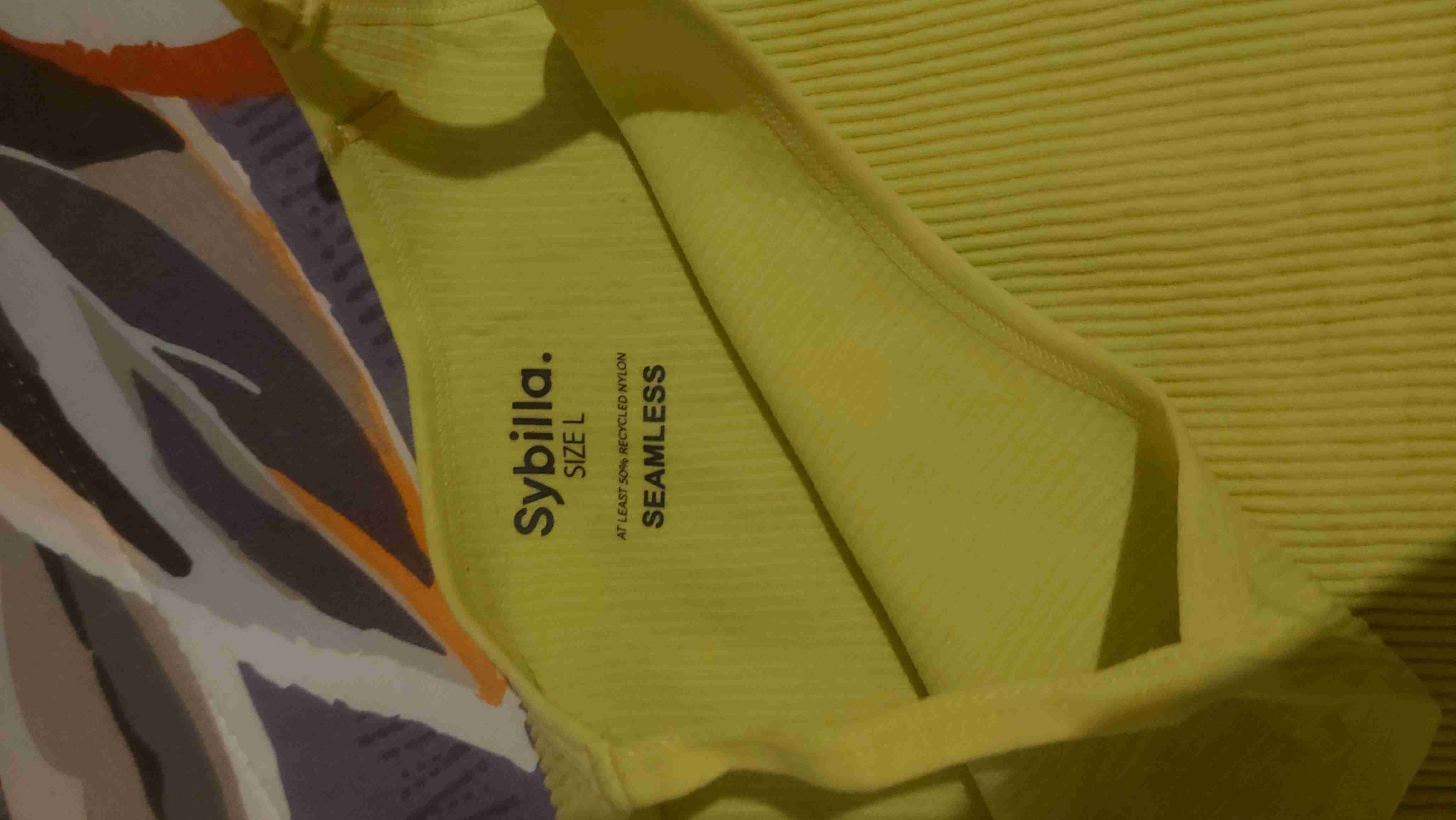 Camiseta sin mangas amarillo fluor - miniatura 2