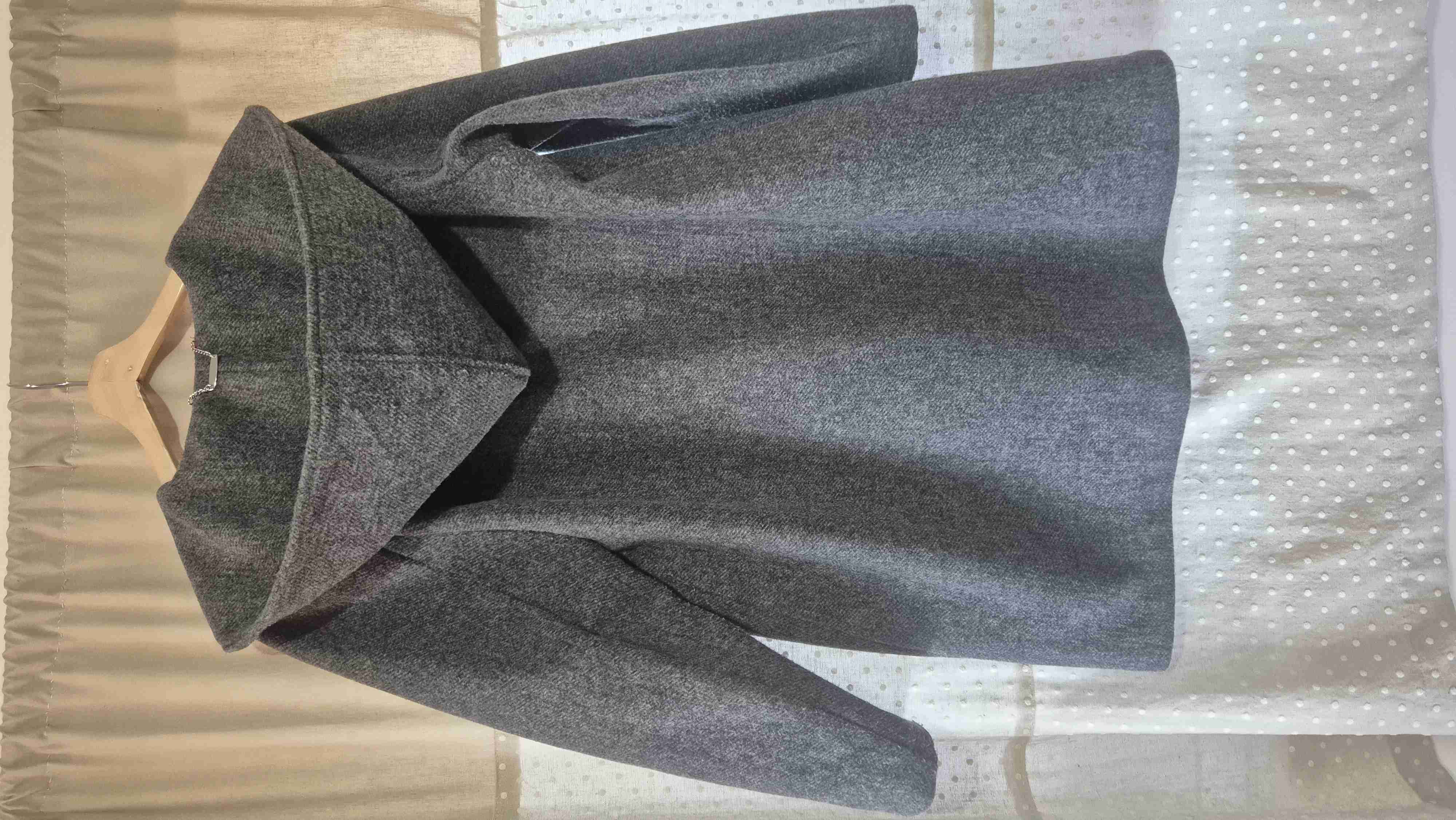 Abrigo gris con capucha s.cocci - miniatura 2