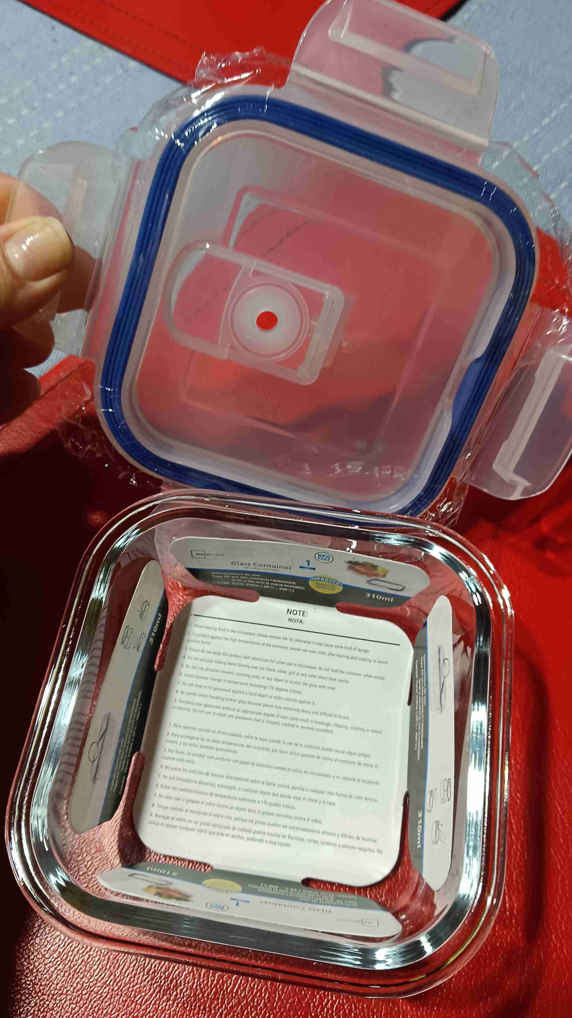 Envase vidrio hermético 310ml - miniatura 3