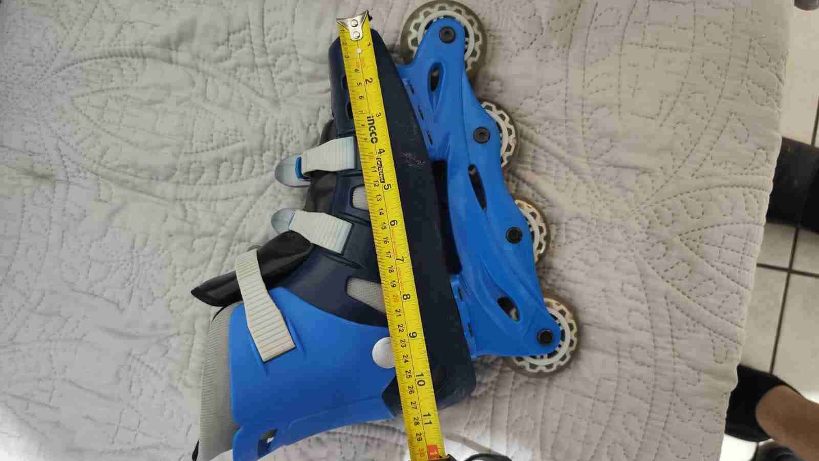 Patines de línea azules ajustables - miniatura 2