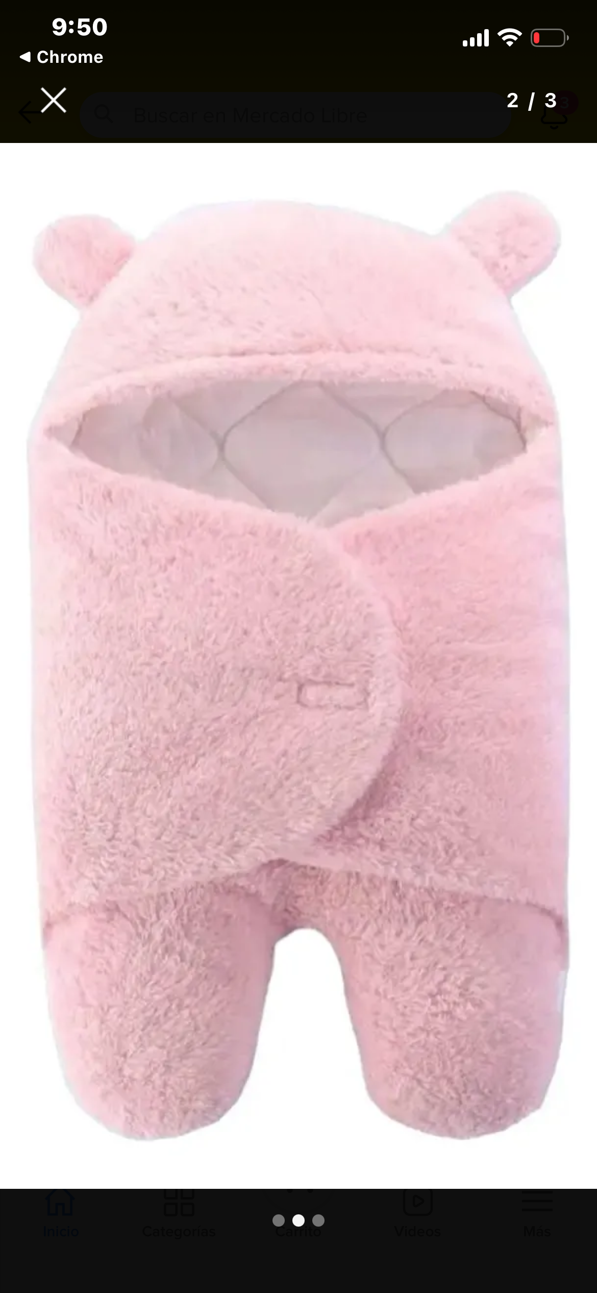 Saco de dormir para bebé con orejas - miniatura 2