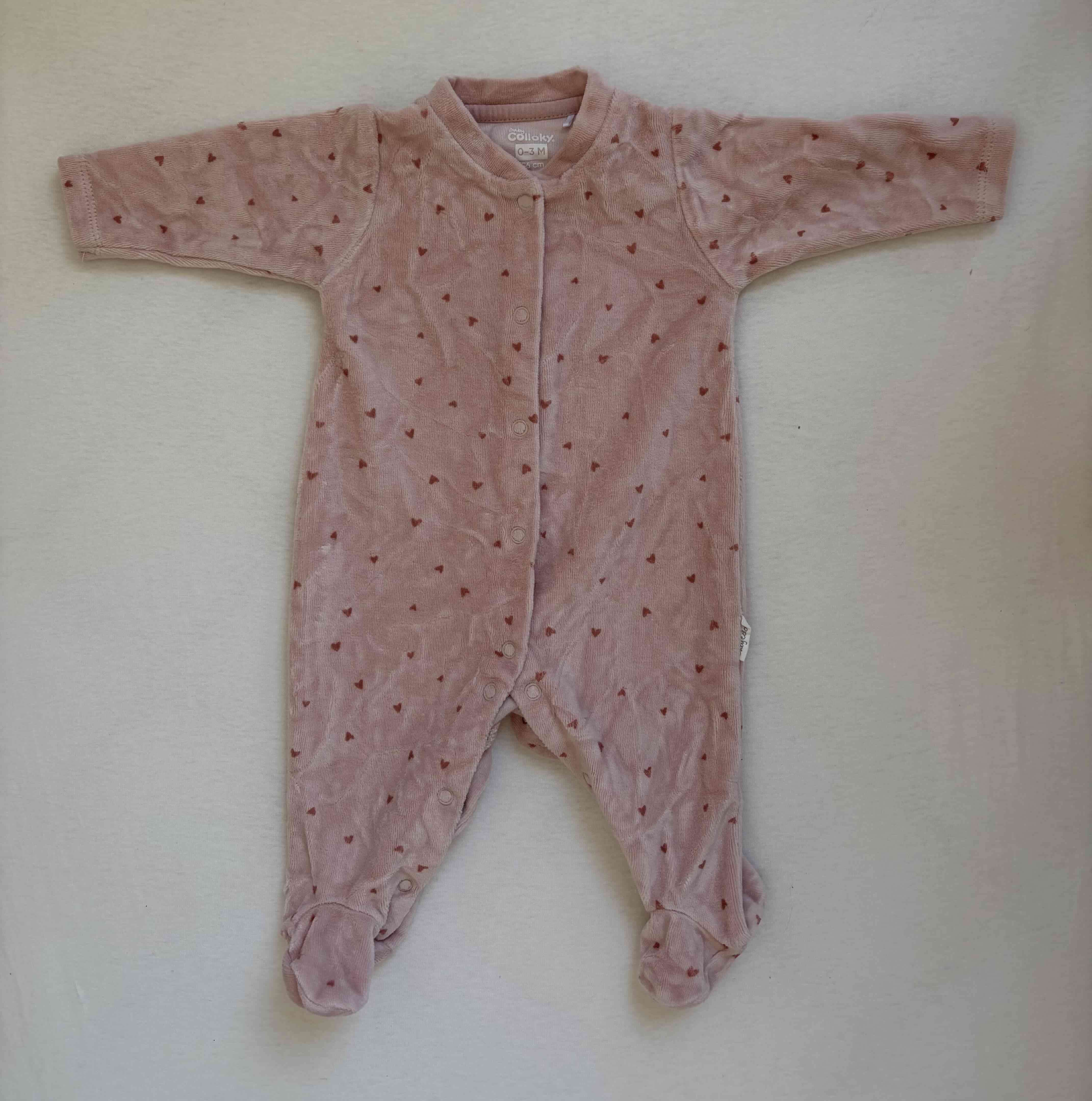 Pijamas de bebé rosados - miniatura 2