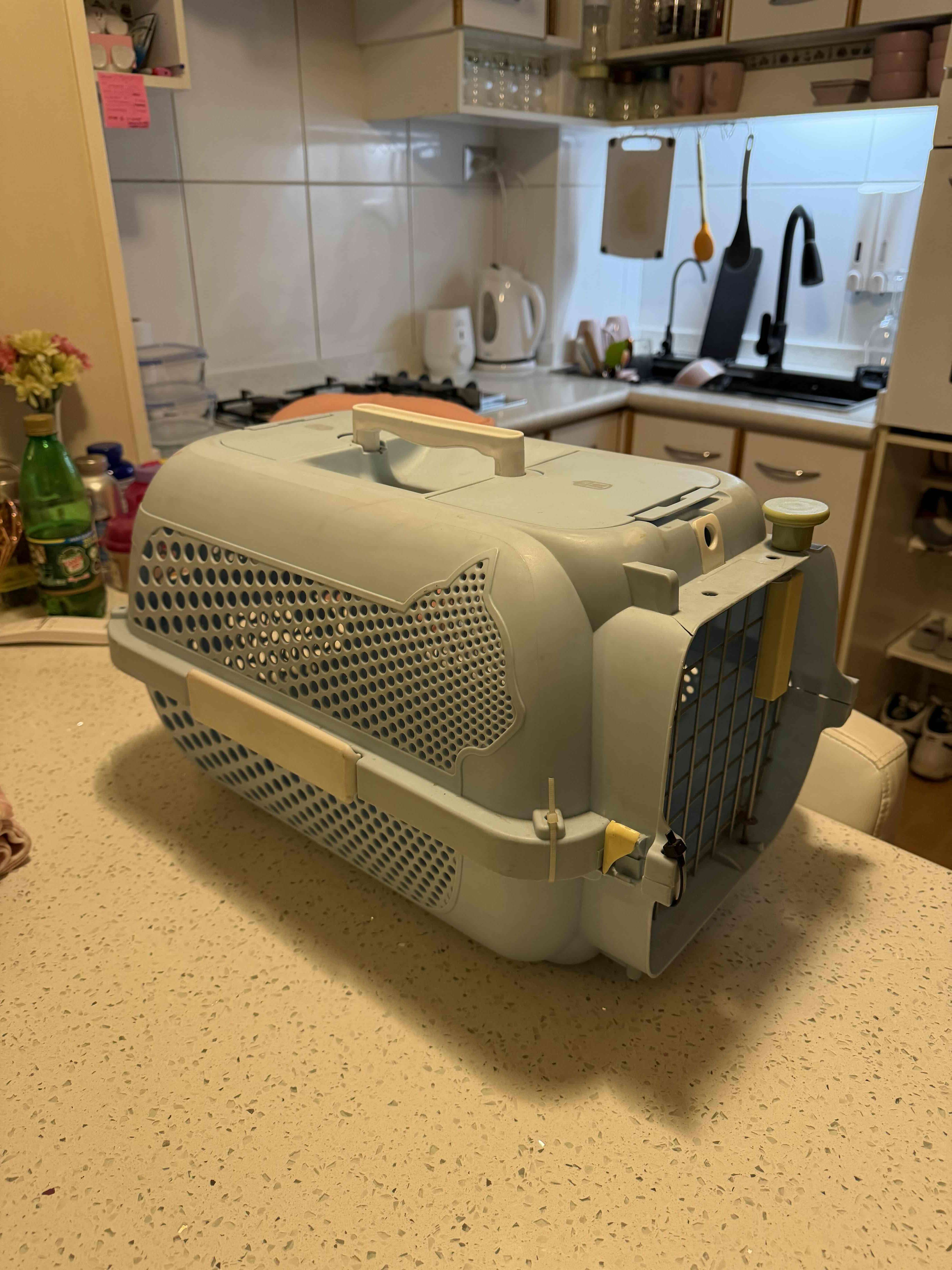 Transportadora para mascotas azul - miniatura 1