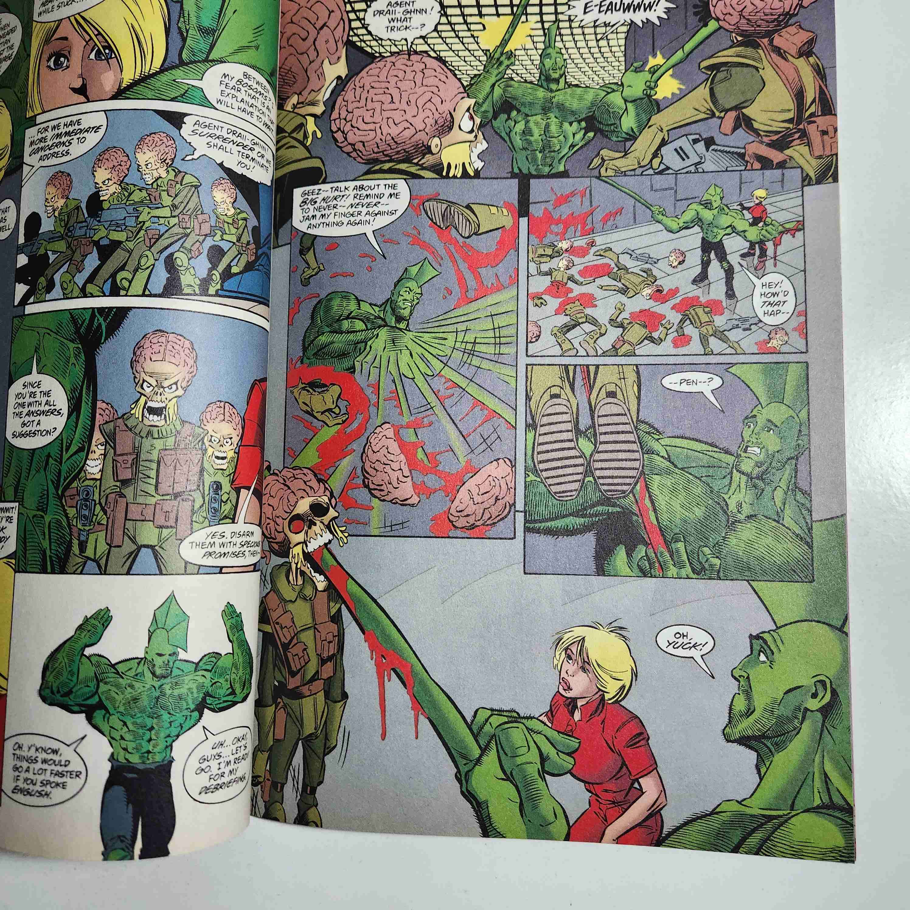 comic MARS ATTACKS the savage dragón 2 1997 🔫👽 - miniatura 4