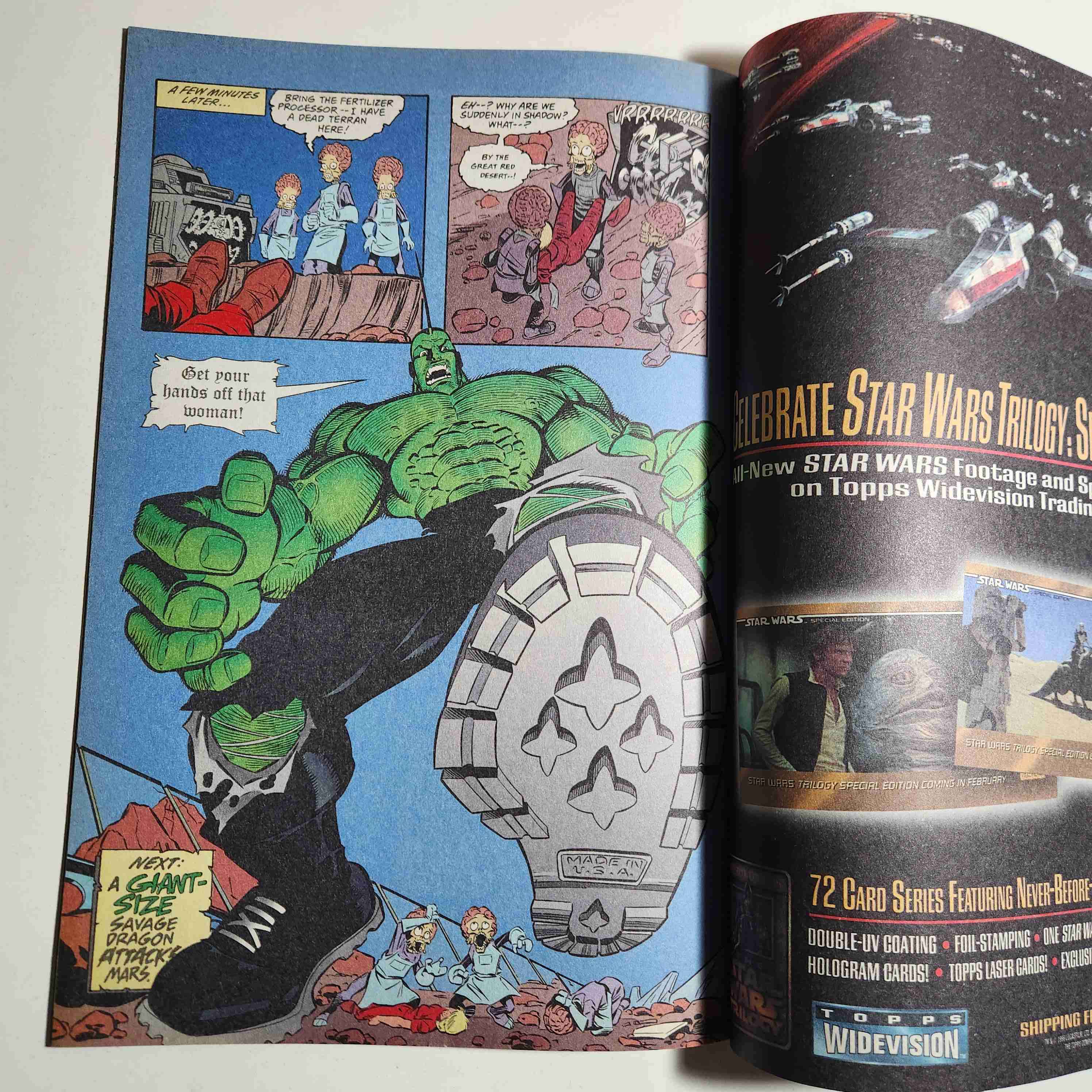 comic MARS ATTACKS the savage dragón 2 1997 🔫👽 - miniatura 5