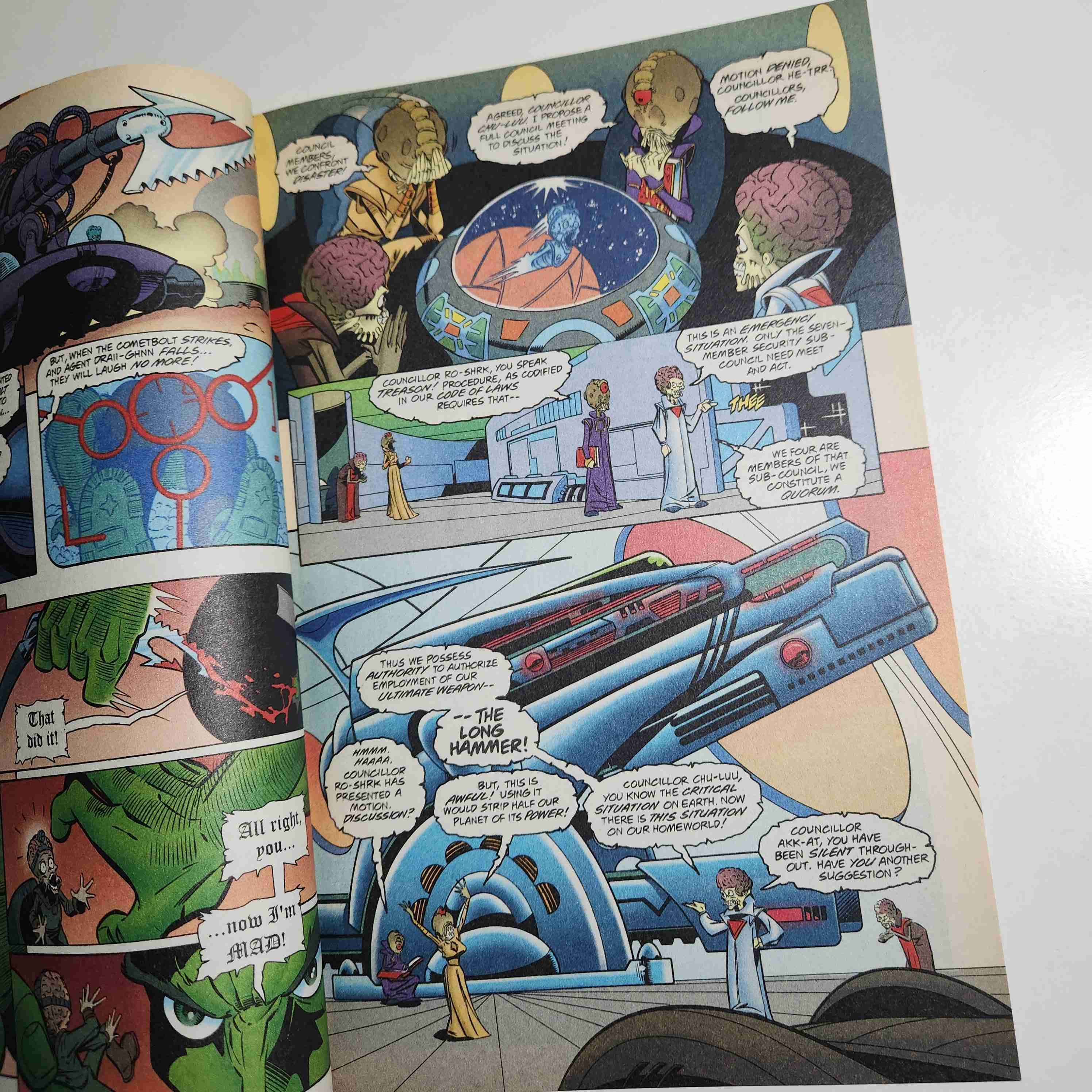 comic MARS ATTACKS the savage dragón 3 1997 🔫👽 - miniatura 3