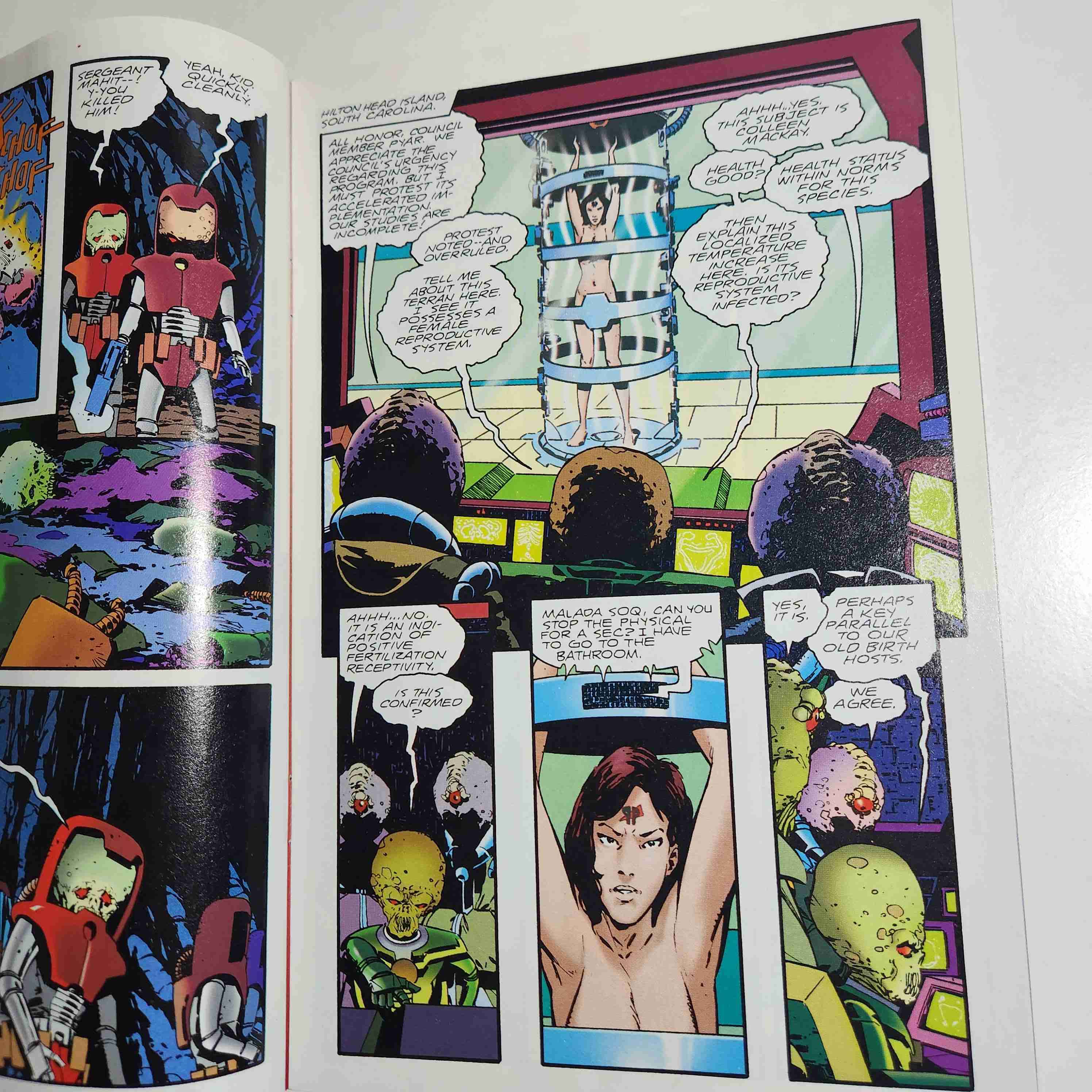 Comic MARS ATTACKS  counterstrike 2 1995 🔫👽 - miniatura 3