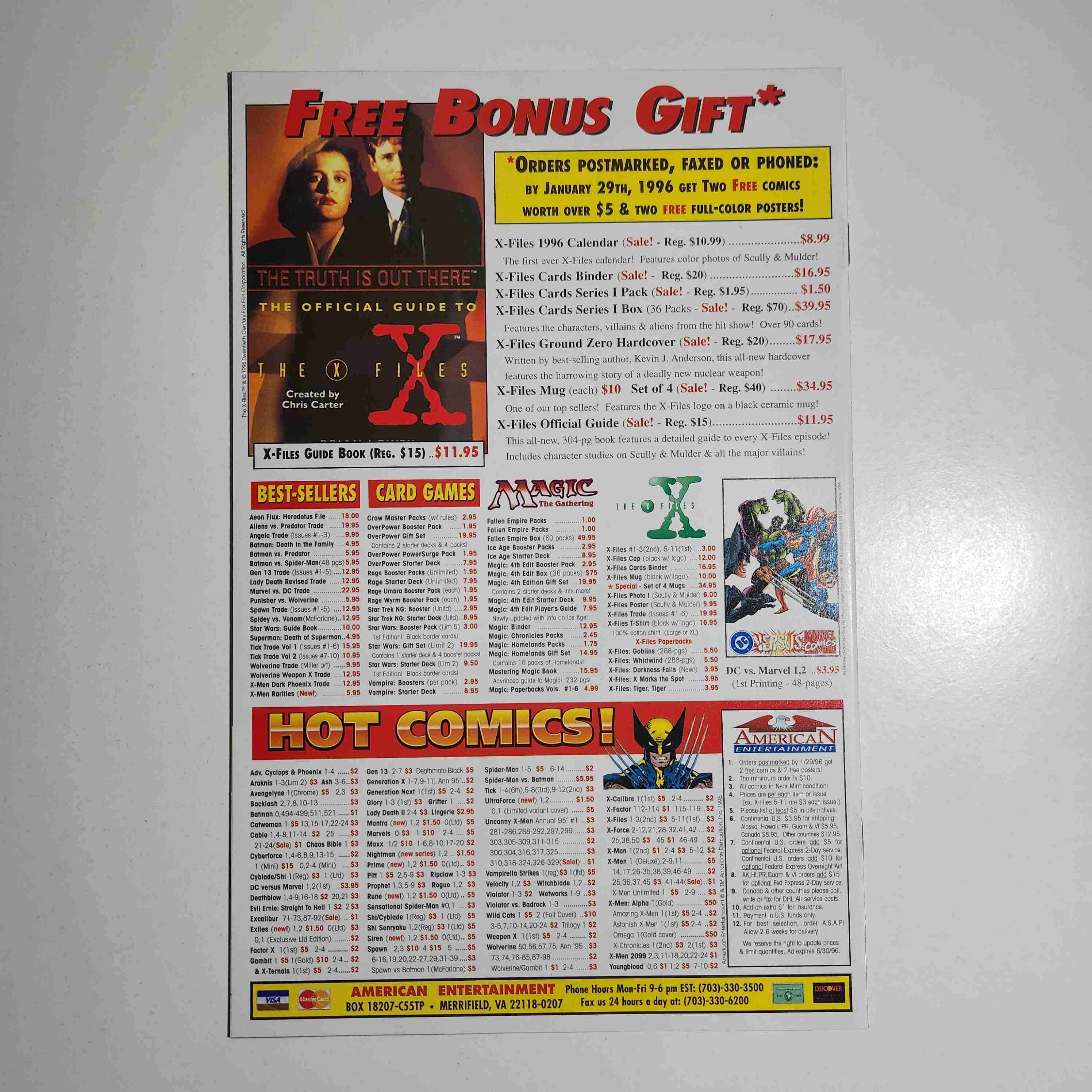 comic MARS ATTACKS counterstrike 5 1995 🔫👽 - miniatura 2