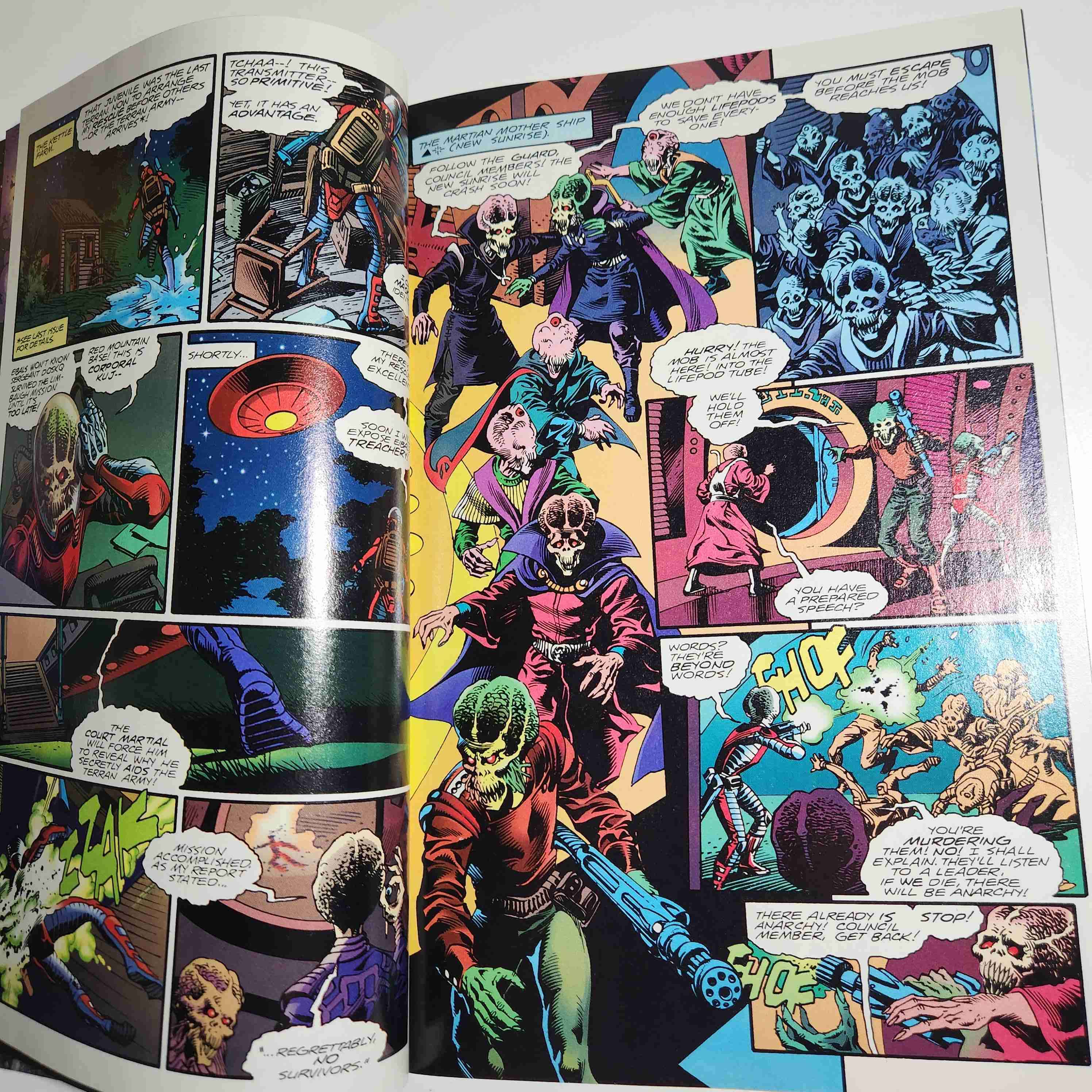 comic MARS ATTACKS counterstrike 5 1995 🔫👽 - miniatura 3