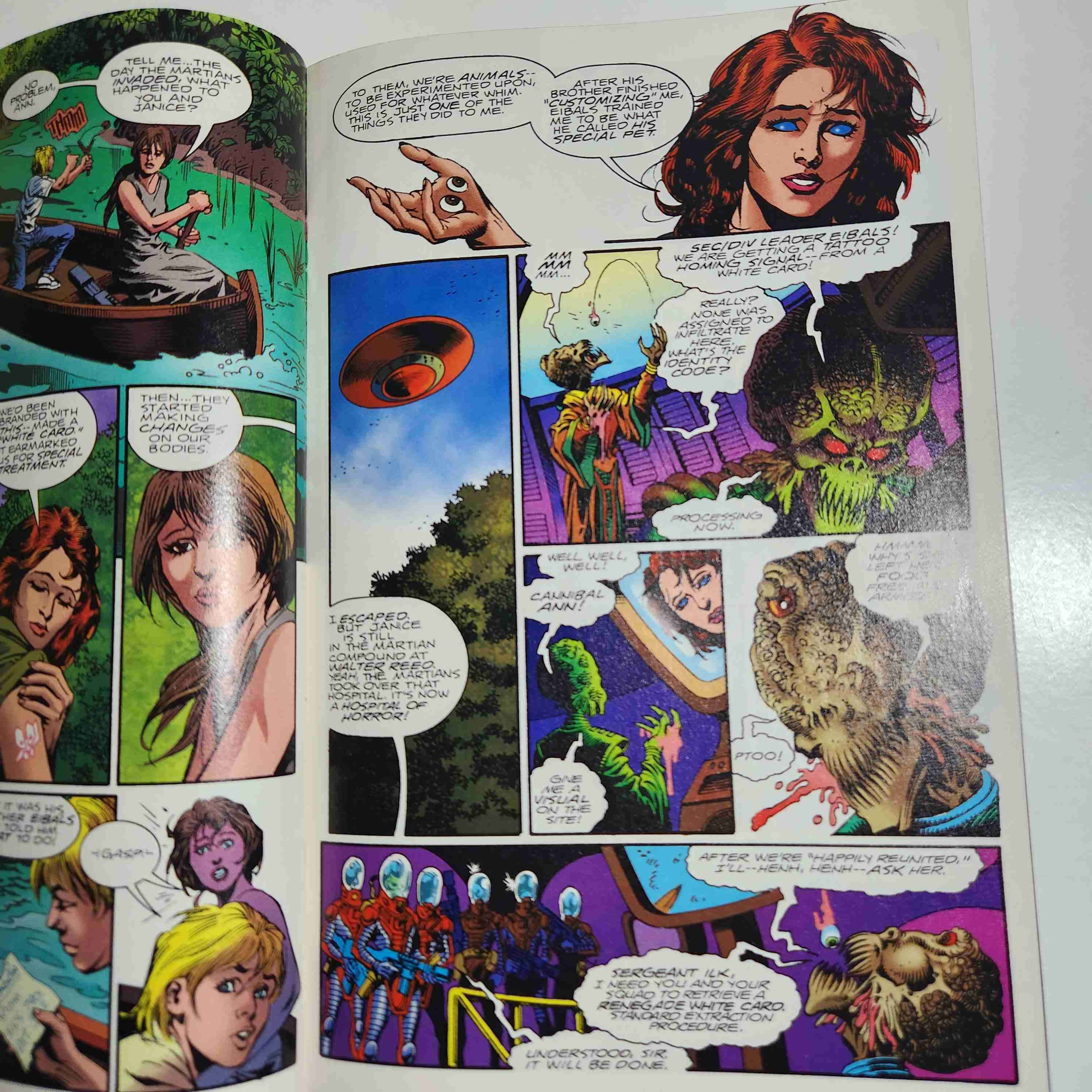 comic MARS ATTACKS counterstrike 5 1995 🔫👽 - miniatura 4