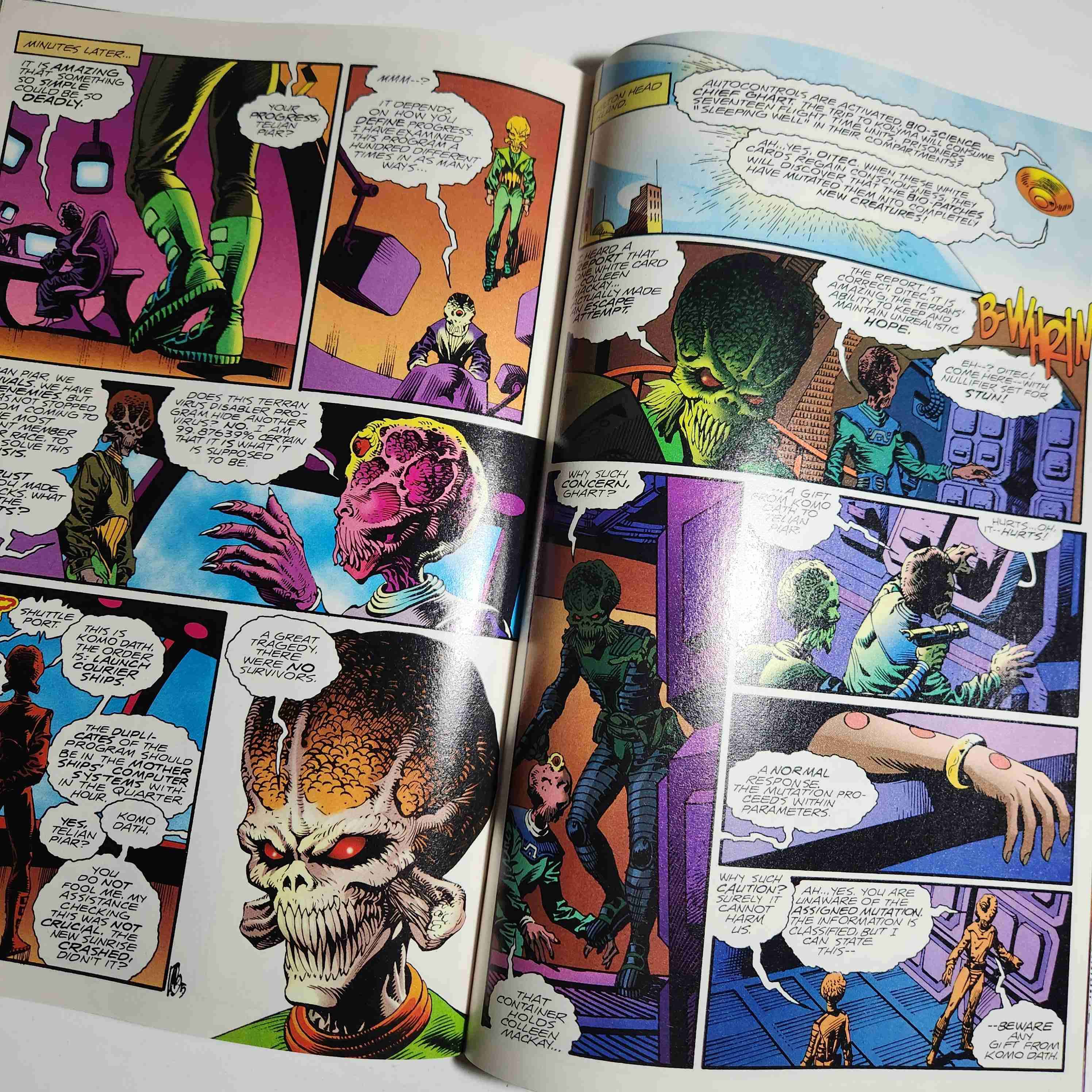 comic MARS ATTACKS counterstrike 5 1995 🔫👽 - miniatura 5