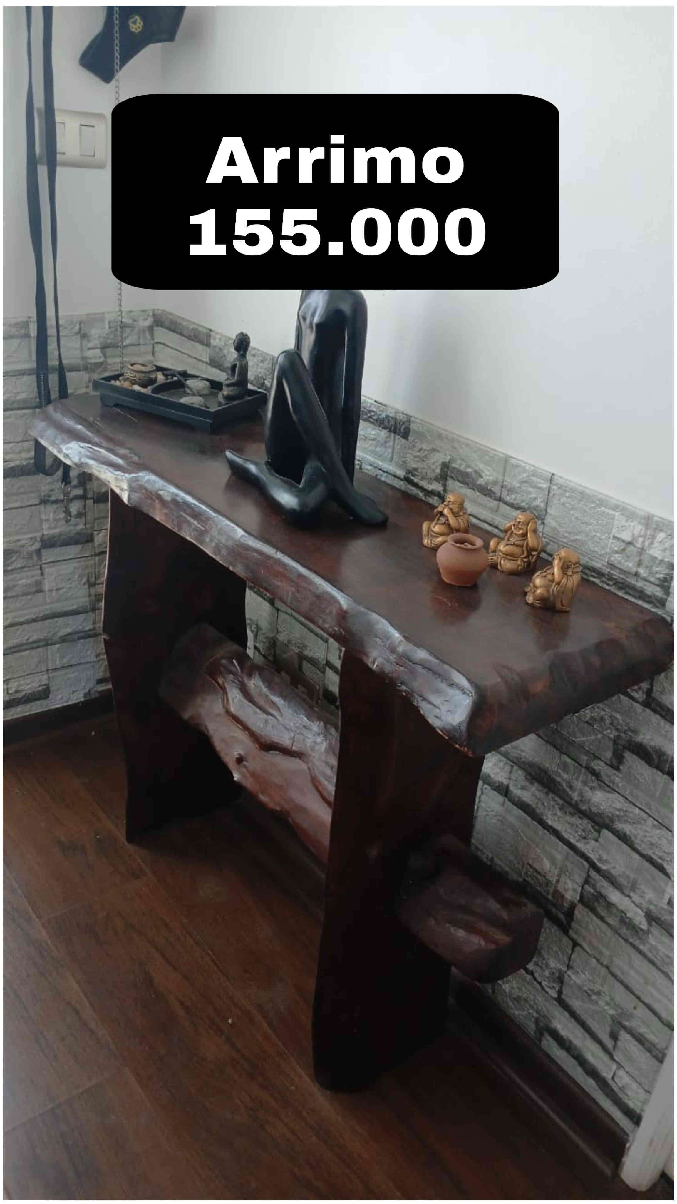 Arrimo de madera rústica