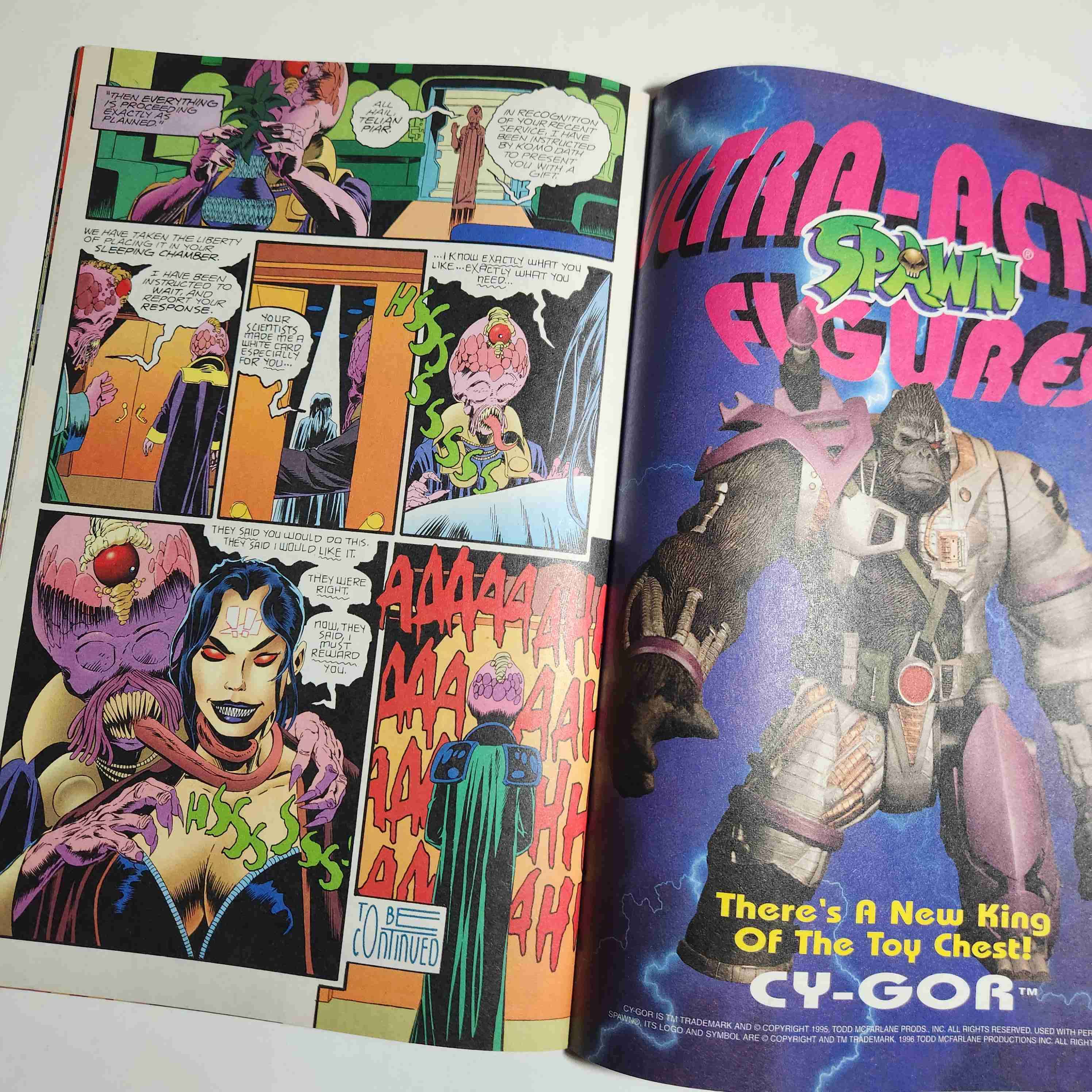 comic MARS ATTACKS  superheroes N°7 1996 🔫👽 - miniatura 5