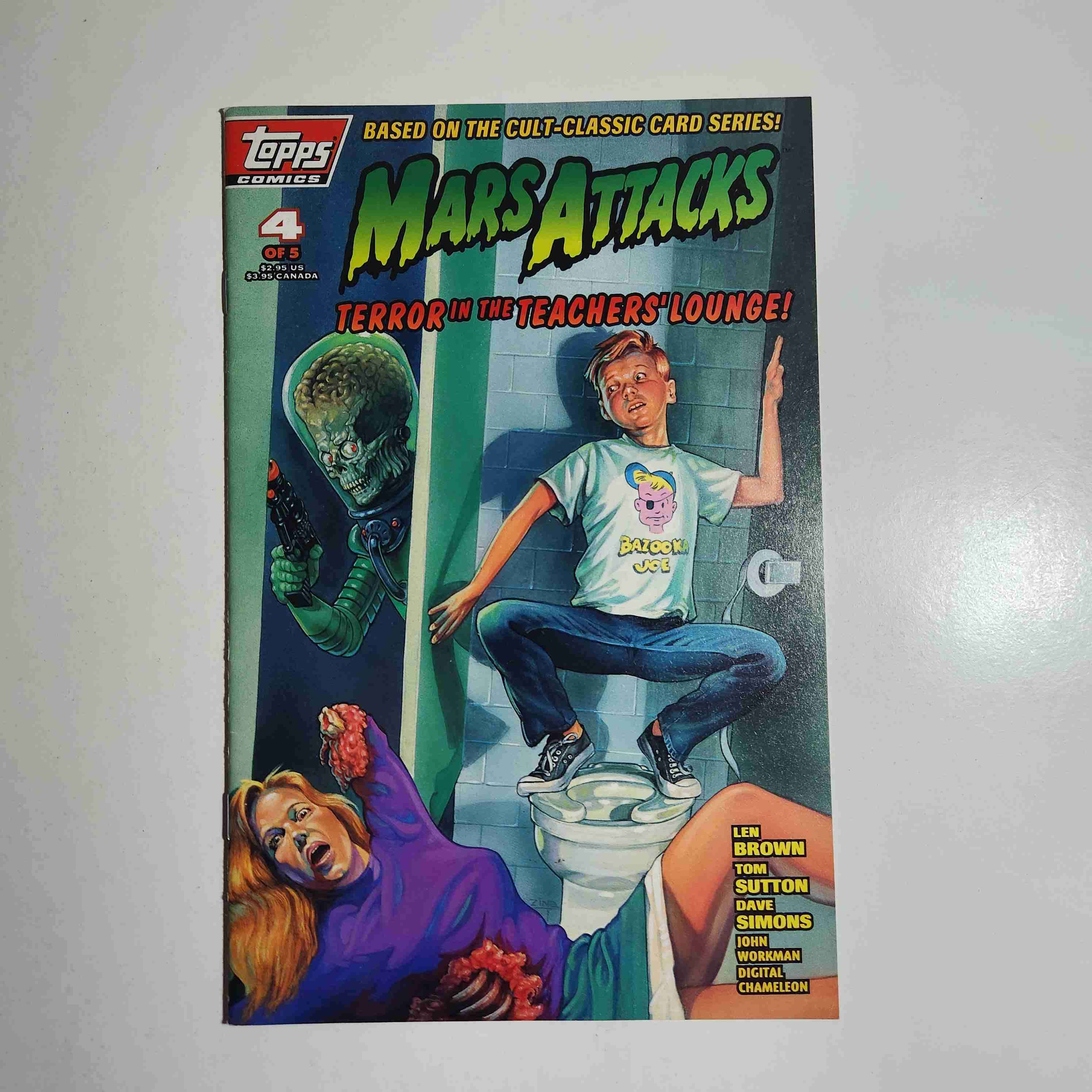 comic MARS ATTACKS: teachers lounge 1994 🔫👽 - miniatura 1