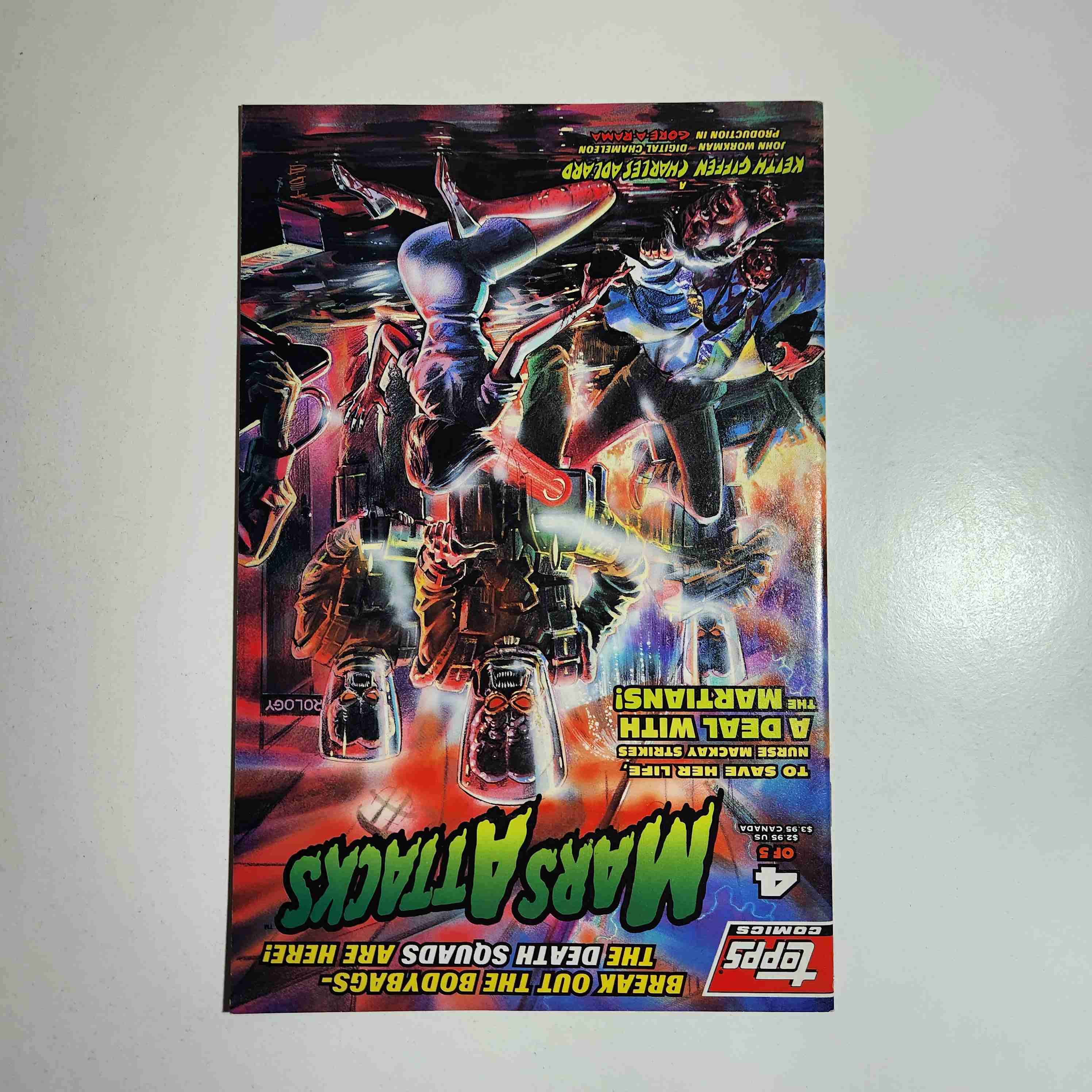 comic MARS ATTACKS: teachers lounge 1994 🔫👽 - miniatura 2