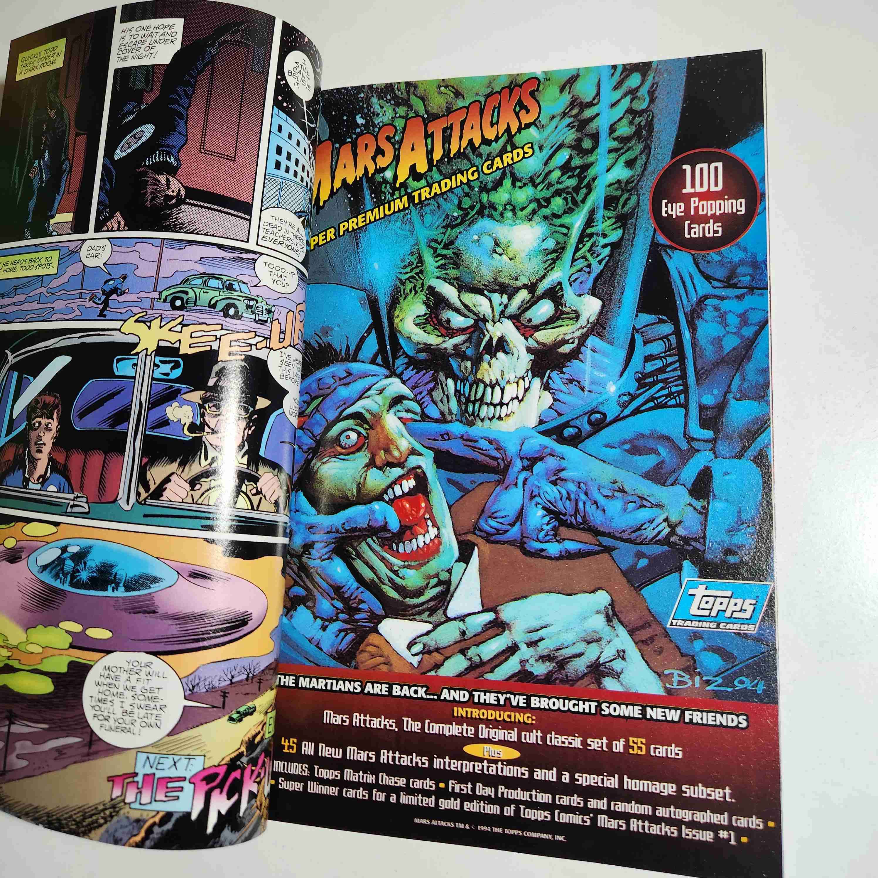 comic MARS ATTACKS: teachers lounge 1994 🔫👽 - miniatura 6