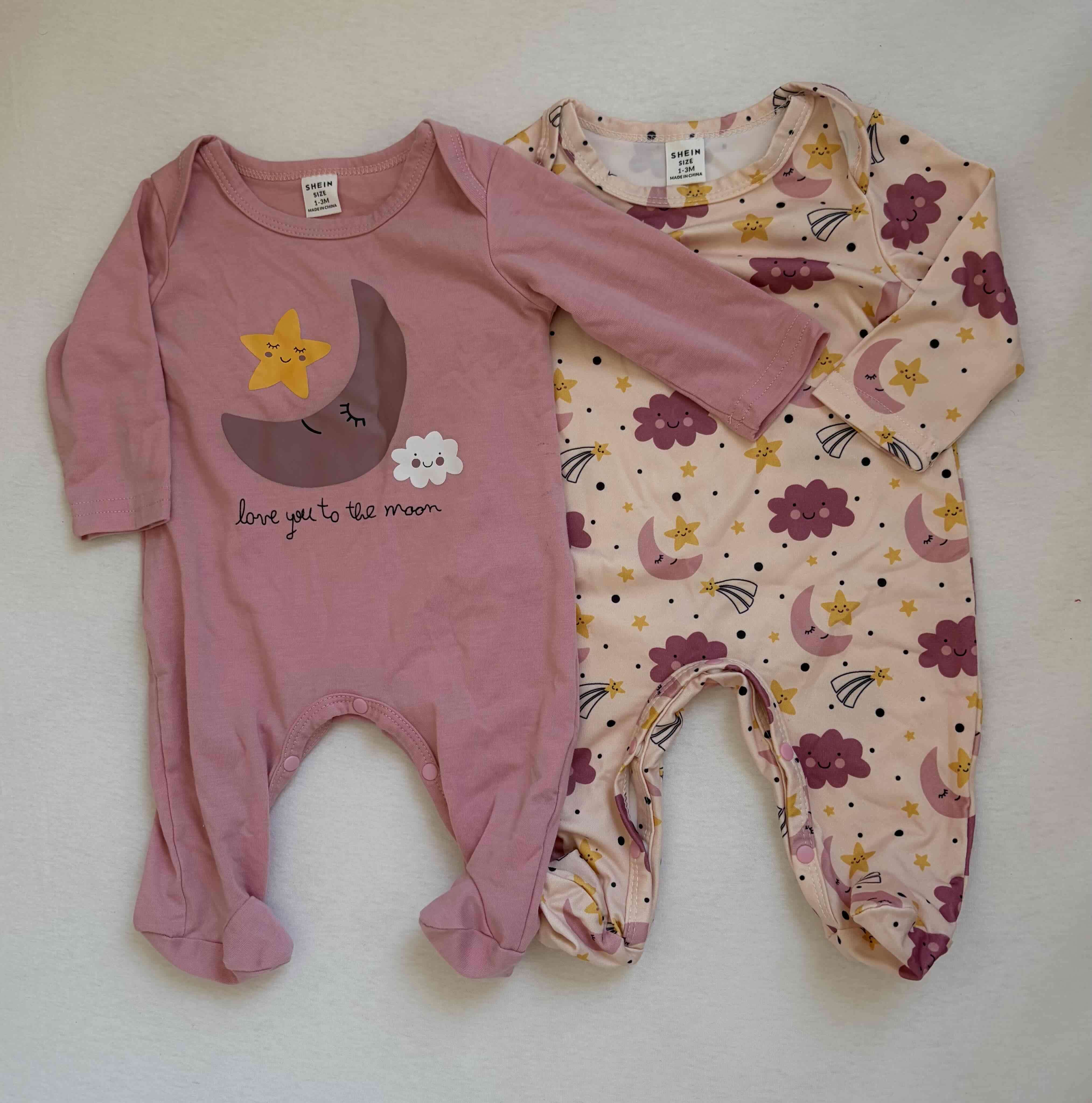 Set de pijamas bebé luna