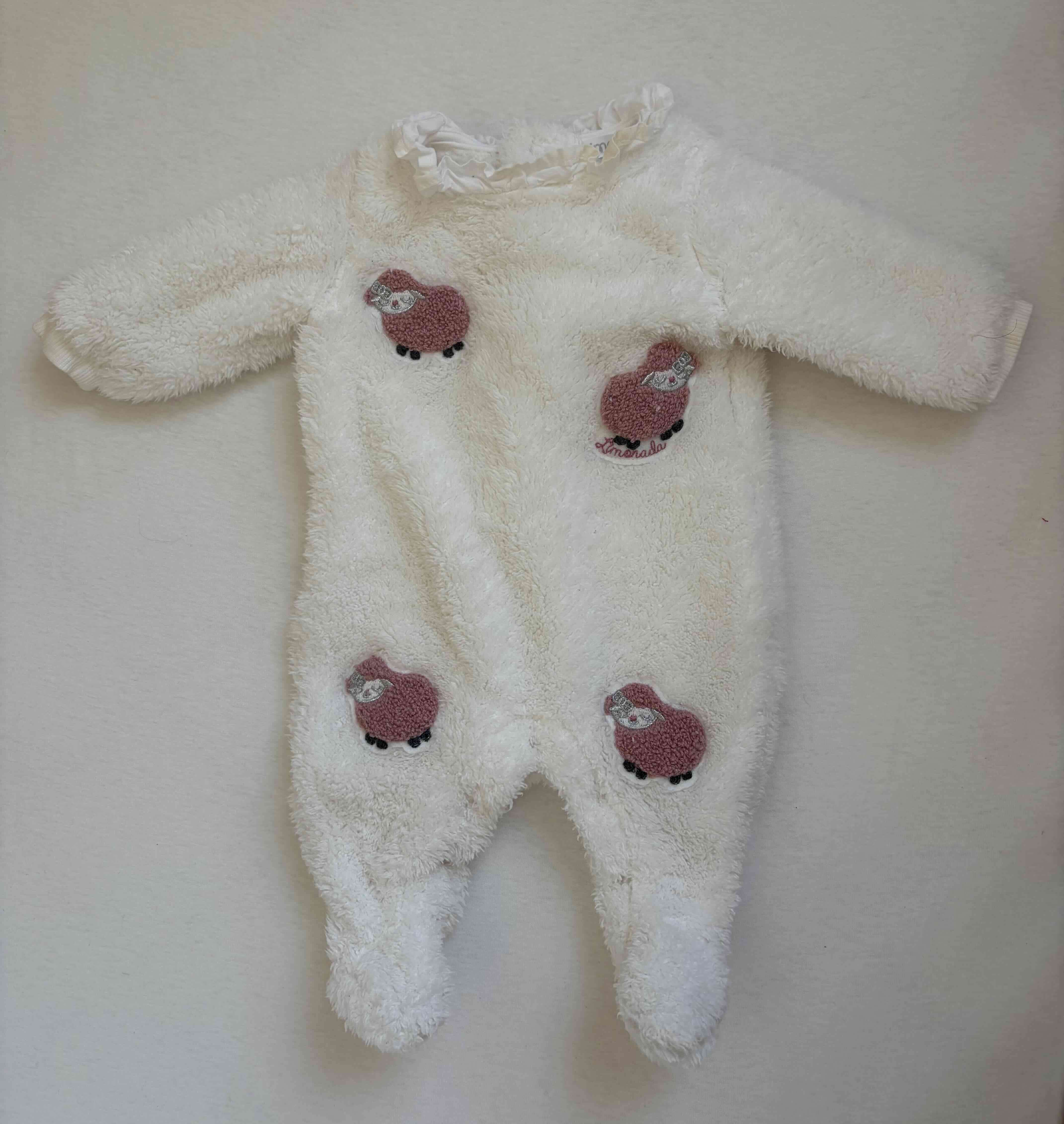 Pijama enterito bebé ovejas