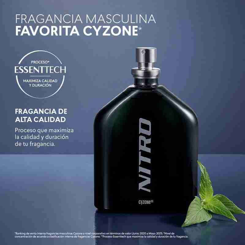 Perfume Masculino Nitro 100ml. Cyzone - miniatura 1