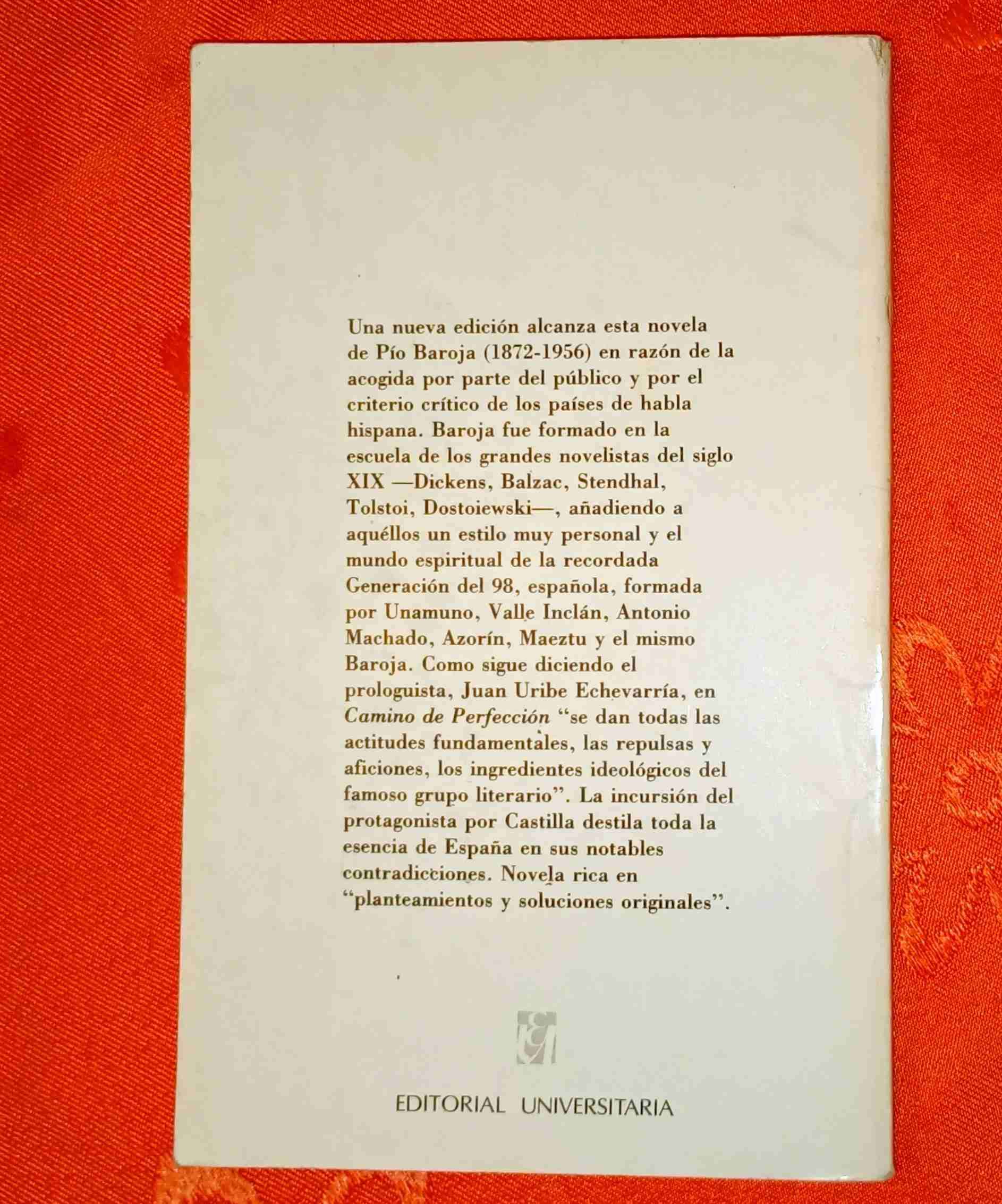 Libro Camino de Perfección, Pío Baroja - miniatura 2