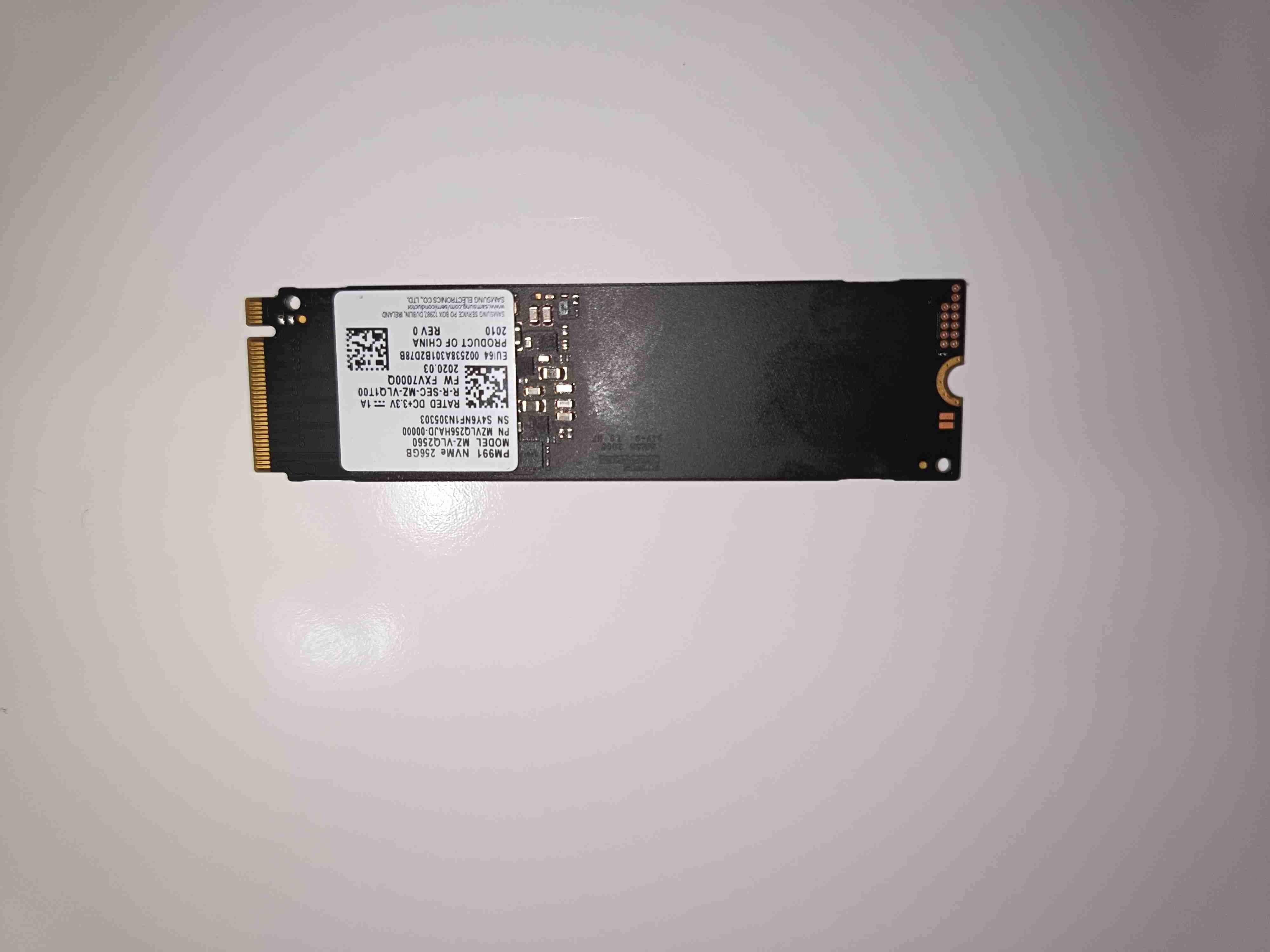 SSD Samsung PM991 NVMe de 256GB - miniatura 5