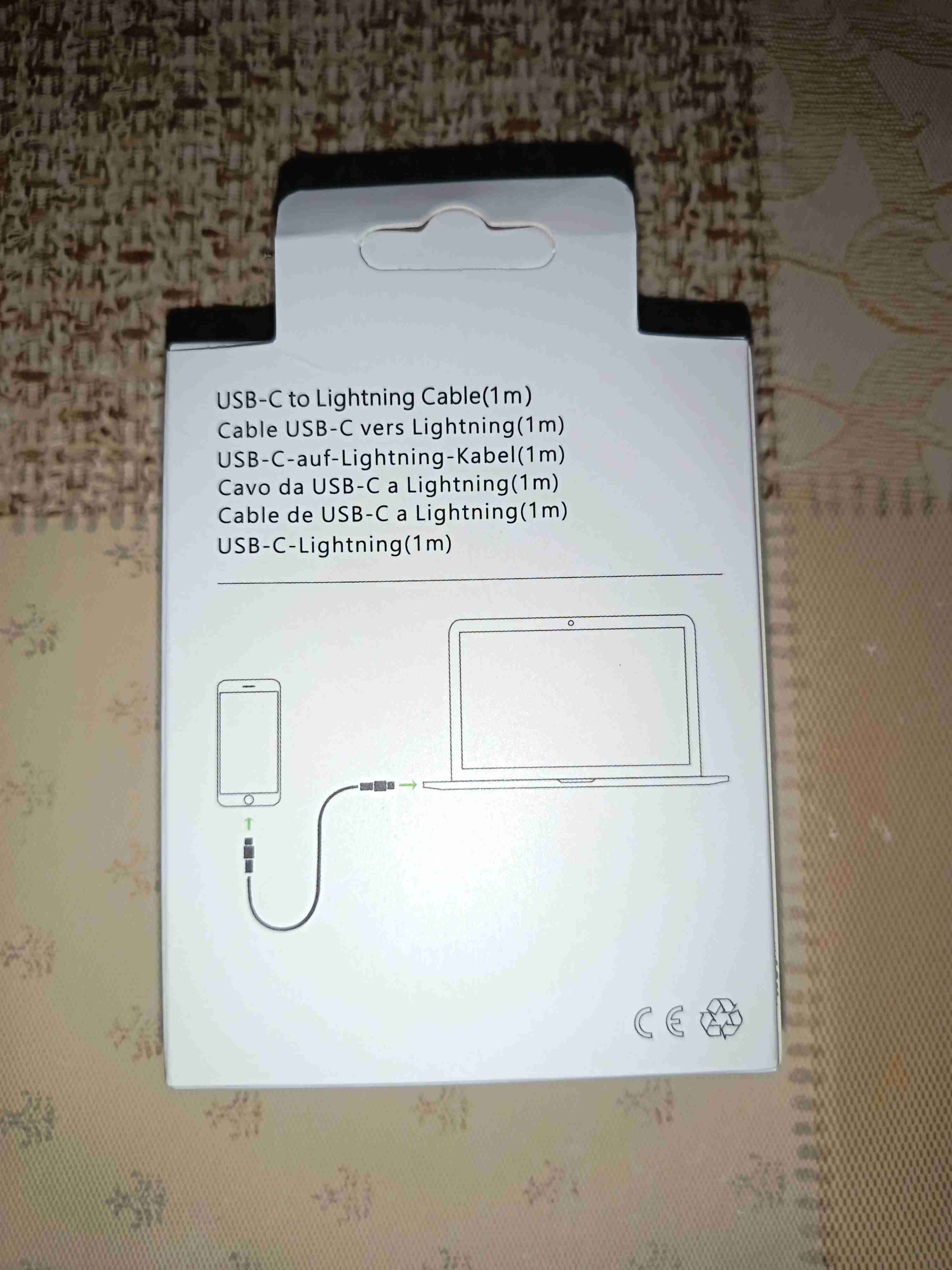 Cable Apple USB-C a Lightning 1m Nuevo - miniatura 2