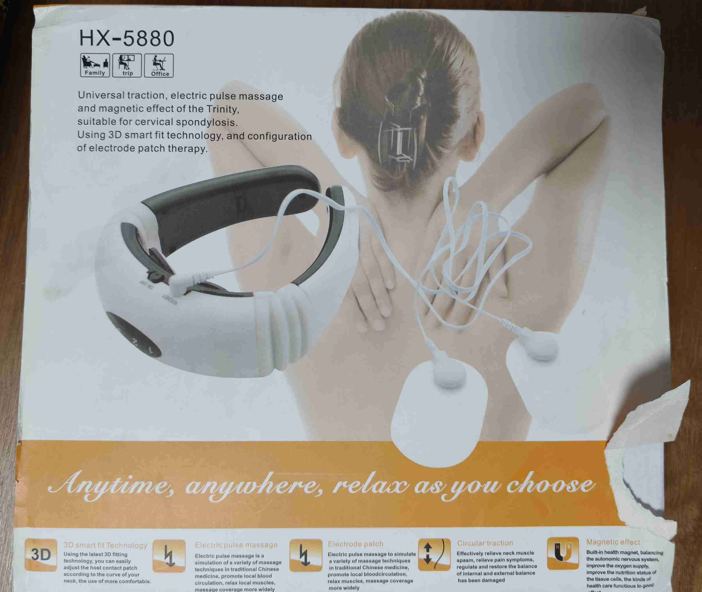 Masajeador cervical eléctrico HX-5880