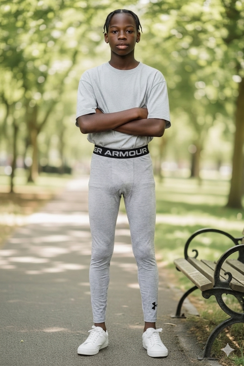 Leggins gris Under Armour- talla 16 - miniatura 1