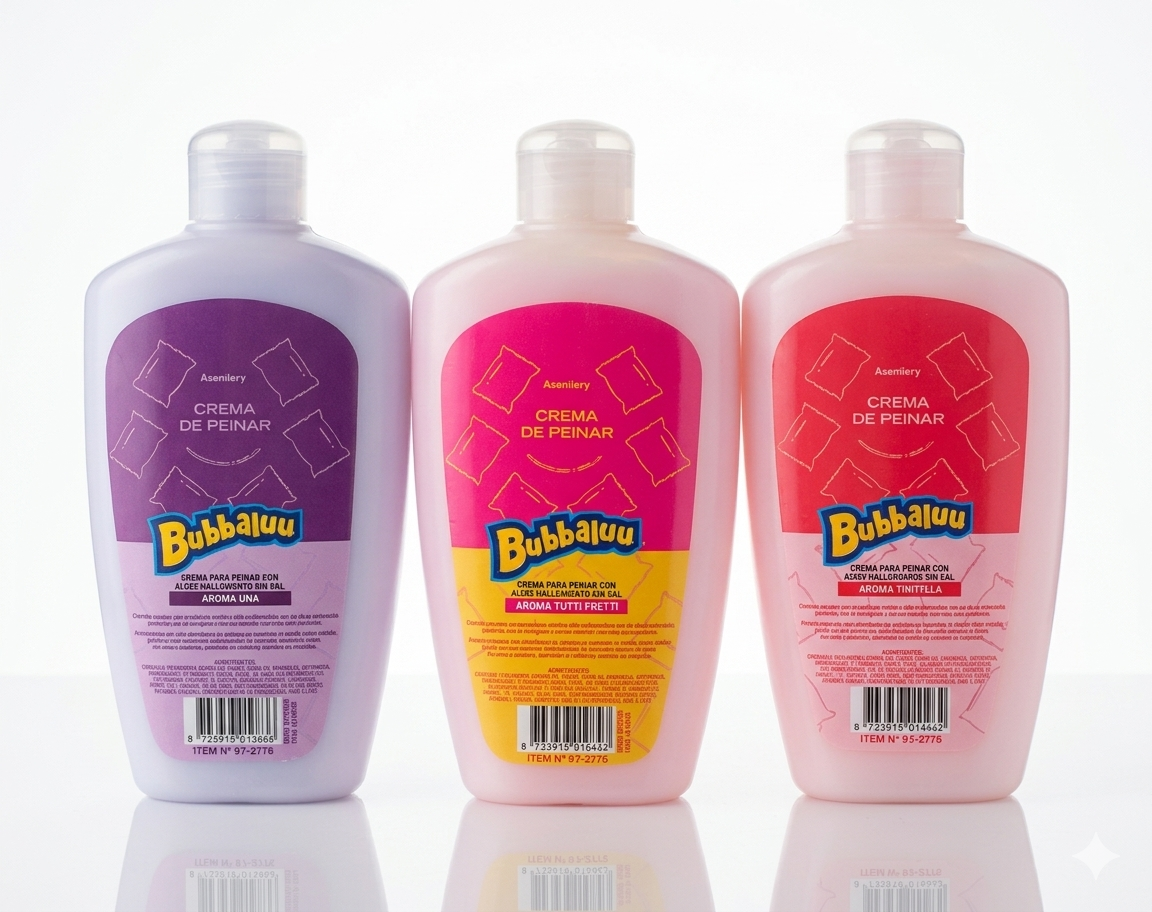 Cremas de peinar Bubbaluu 3x