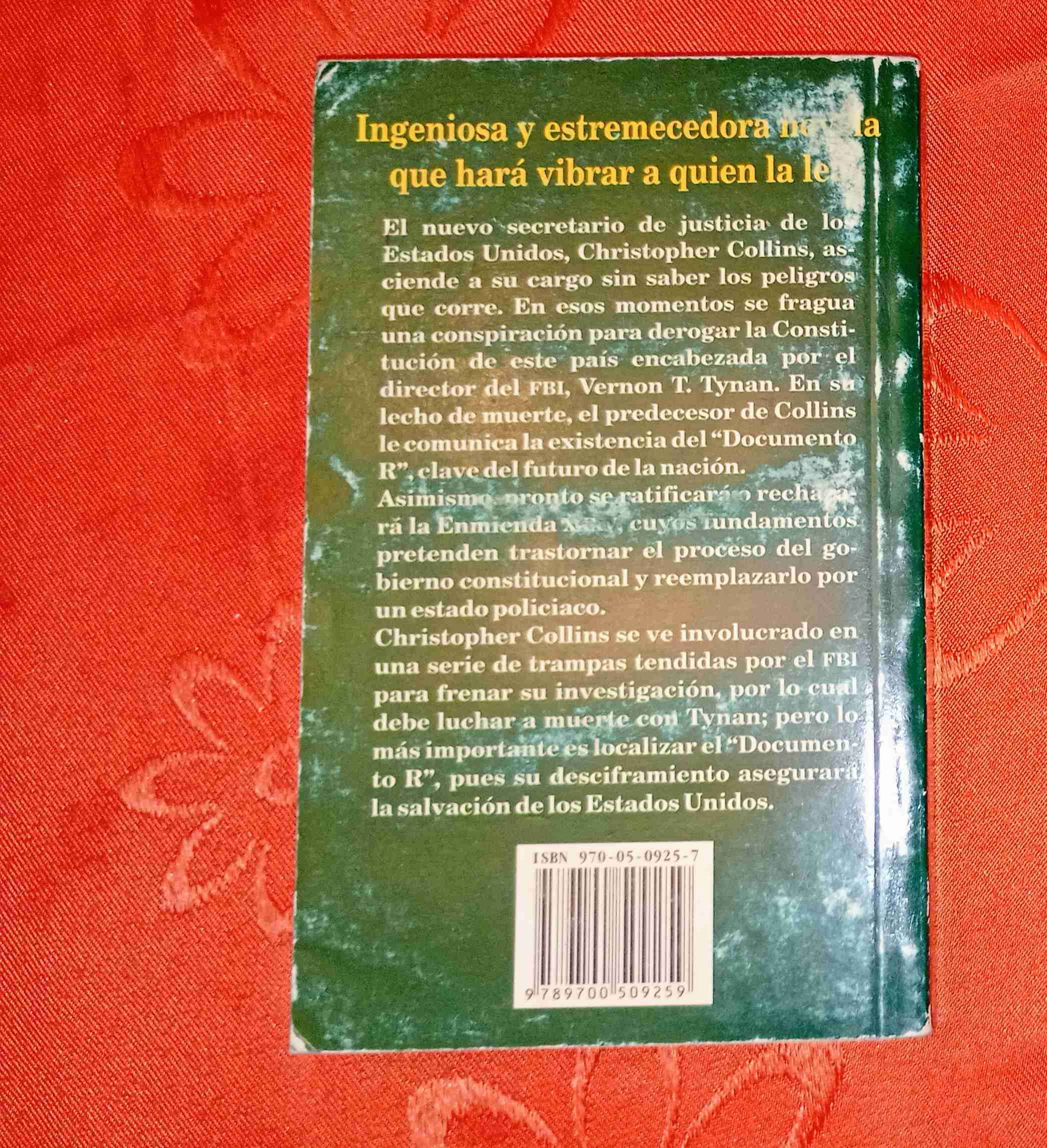 Libro 'El Documento R' de Irving Wallace - miniatura 2