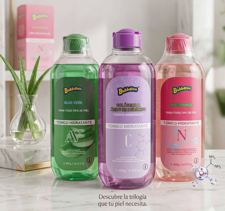 Tónicos hidratantes Bubbaluu