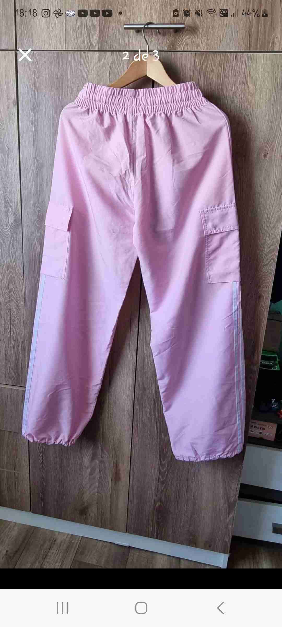 Pantalón rosado unisex cómodo - miniatura 1