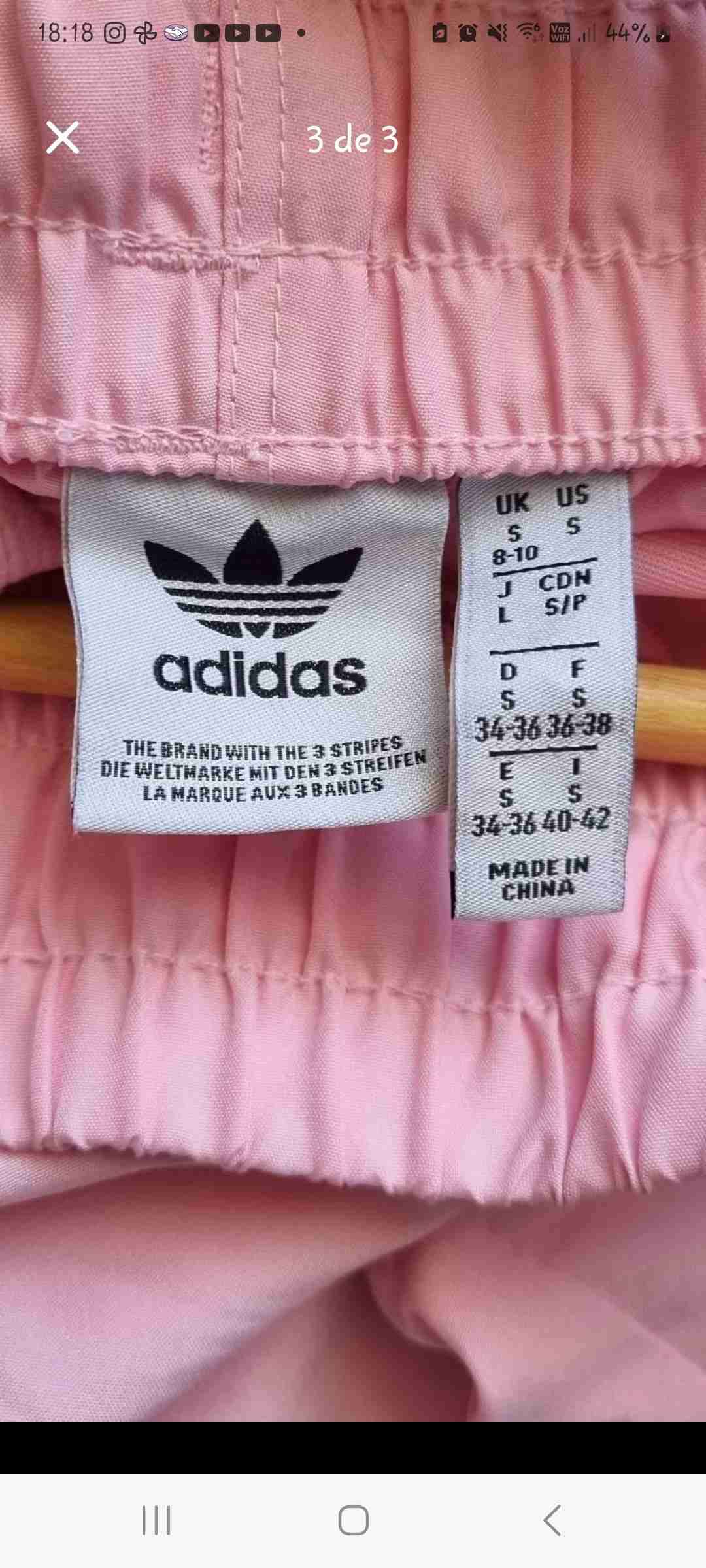 Pantalón rosado unisex cómodo - miniatura 2