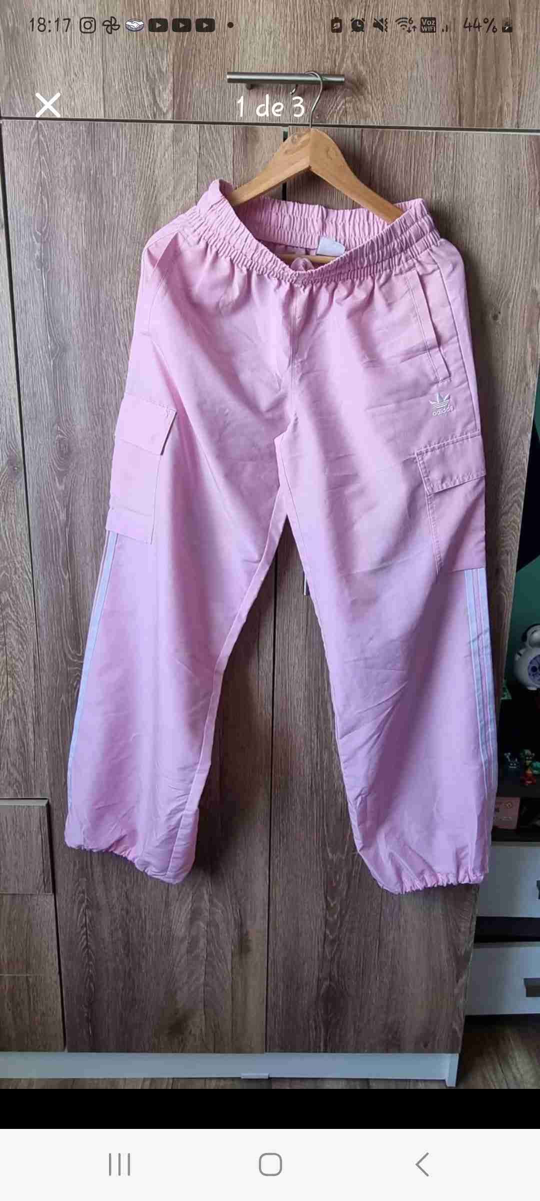 Pantalón rosado unisex cómodo - miniatura 3
