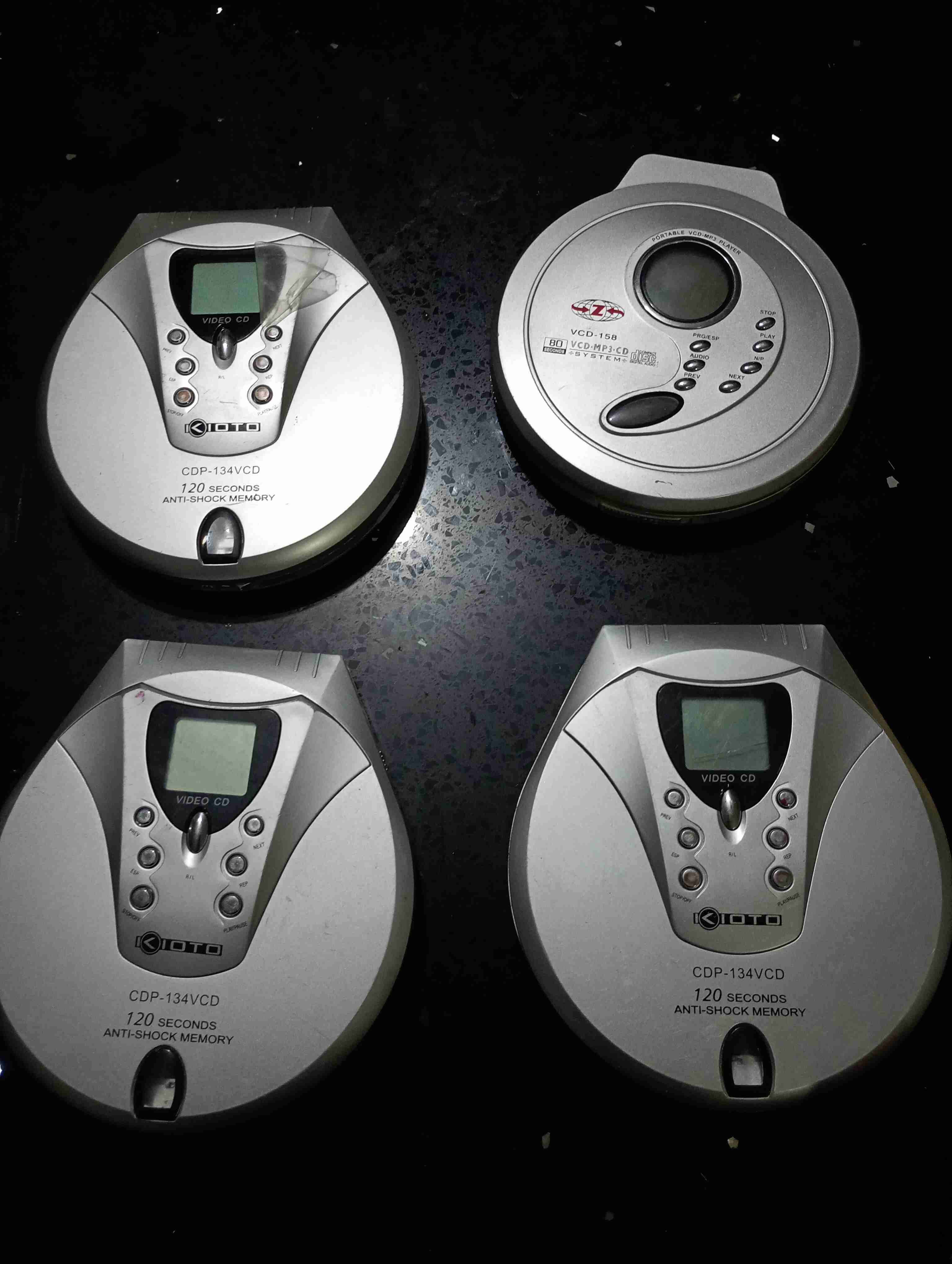 Lote 5 Reproductor portátil de CD Kioto sony - miniatura 1