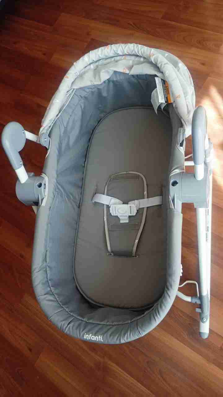 Cuna colecho gris claro - miniatura 6